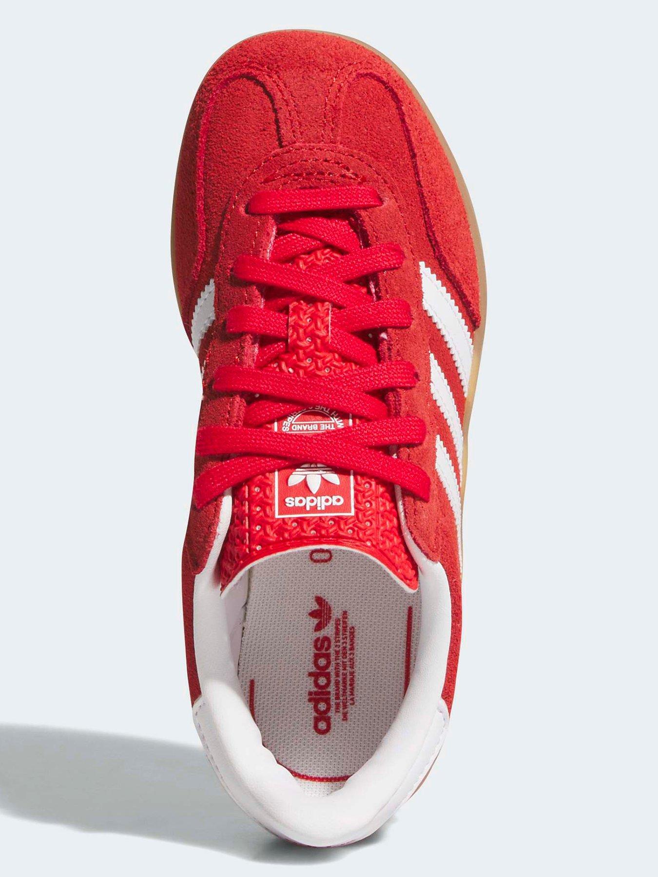 adidas Originals Kids Gazelle Indoor Trainers - Red | Very