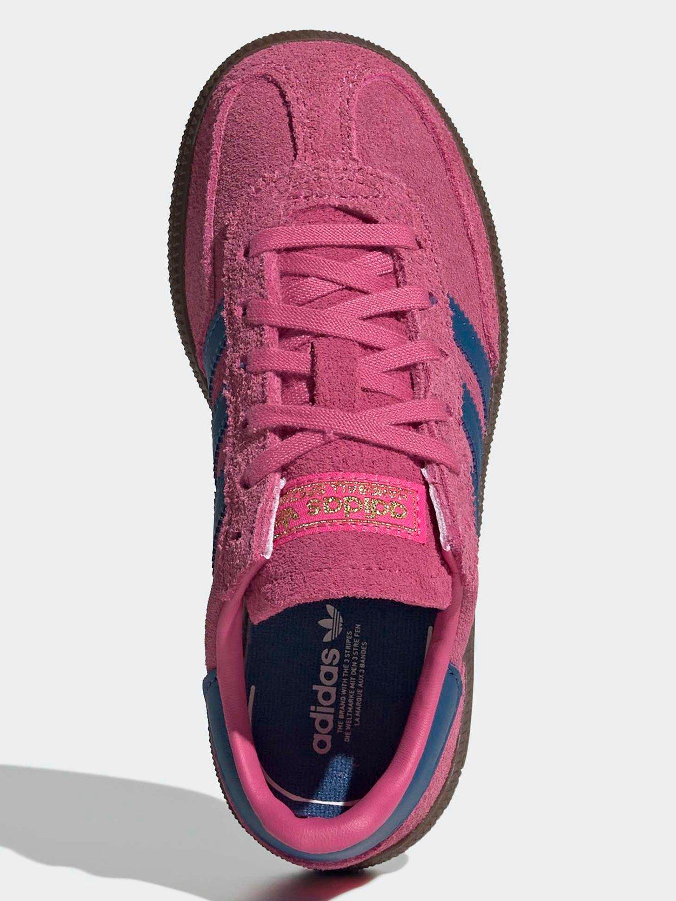 Image 4 of 7 of adidas Originals Kids Handball Spezials Trainers - Pink/blue