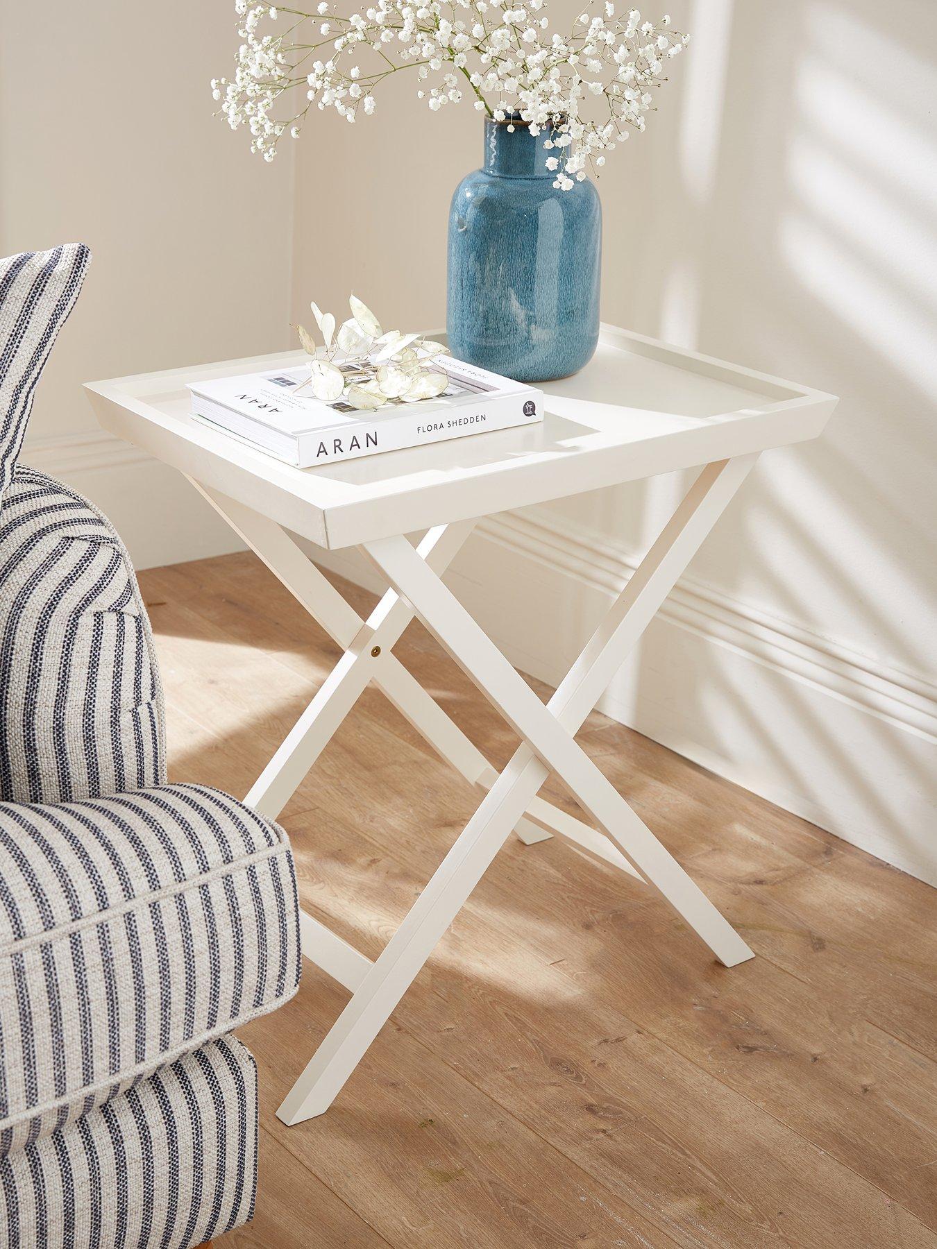 Image 1 of 7 of The Very Collection Larkin Folding Tray Table - FSC&reg; Certified