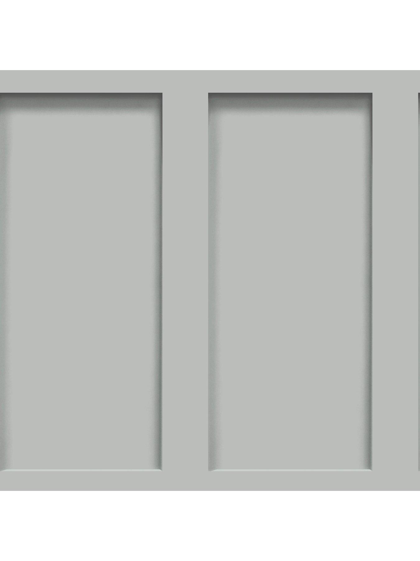 The Very Collection Rectangluar Panel Grey Wallpaper | Very