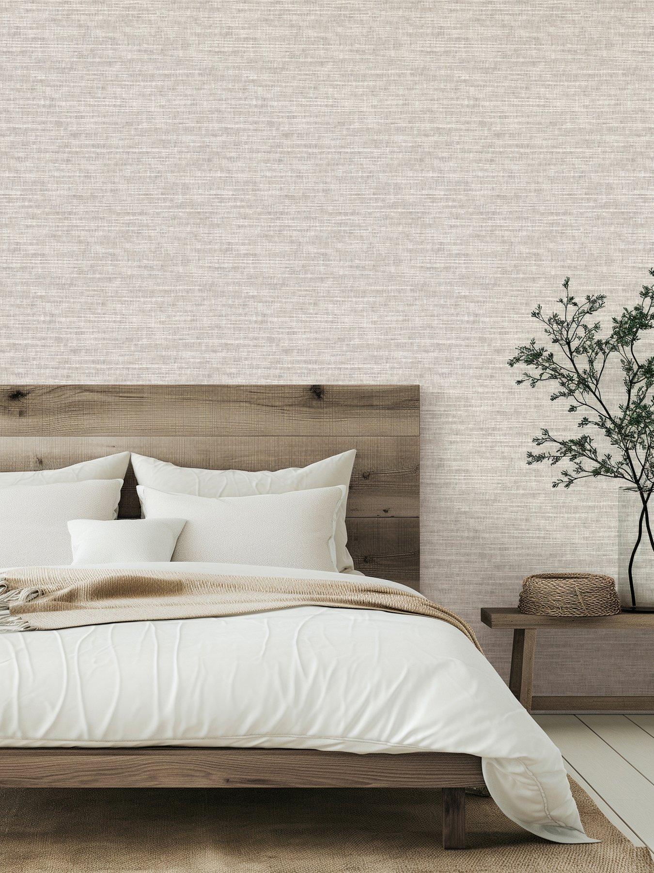The Very Collection Global textured plain Natutal Wallpaper
