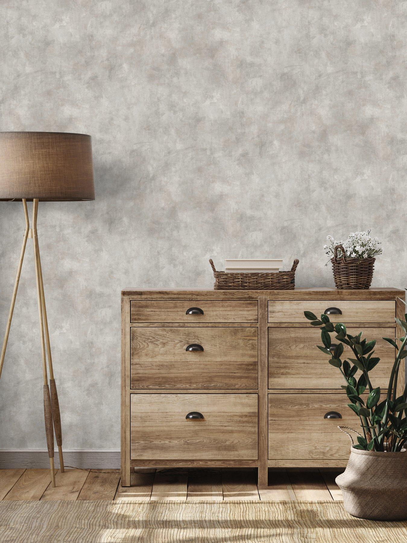 The Very Collection Limewash Plaster Stone Wallpaper