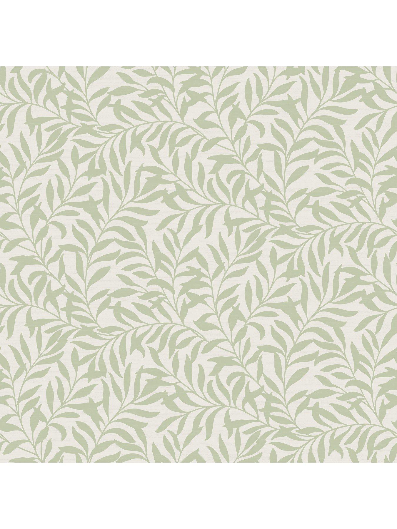 Image 5 of 7 of The Very Collection Trailing Leaf Sage Wallpaper
