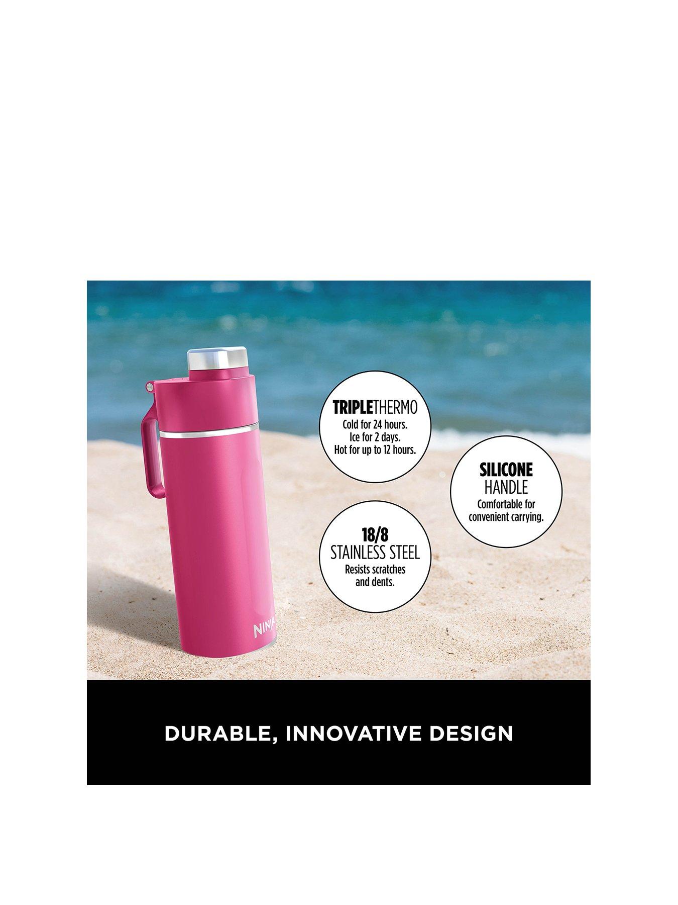 Image 2 of 7 of NINJA Thirsti 700 Ml Travel Bottle - Fuchsia Pink
