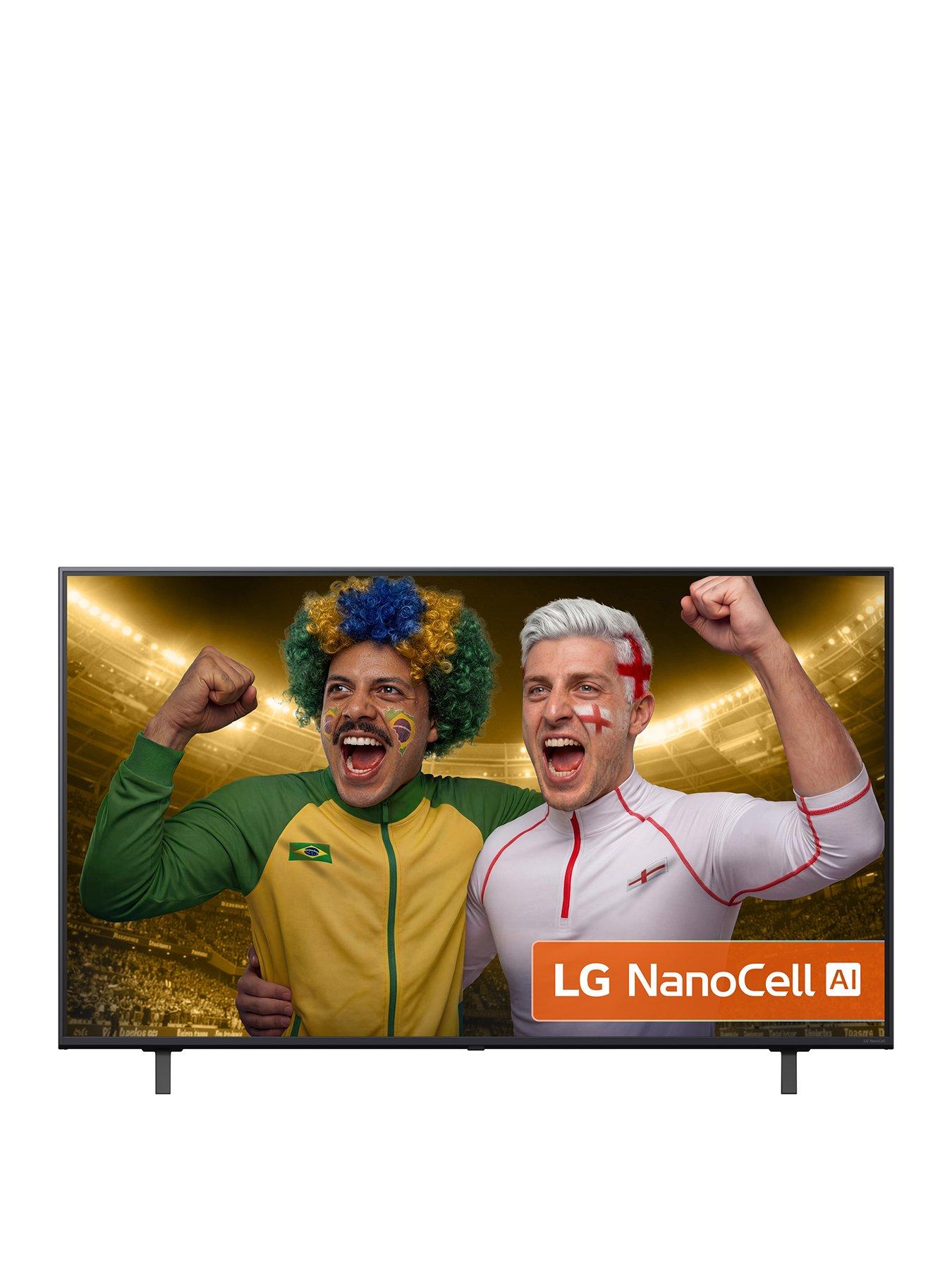LG NANO80A 55" NanoCell AI 4K HDR Smart AI TV - 55NANO80A6B.AEK