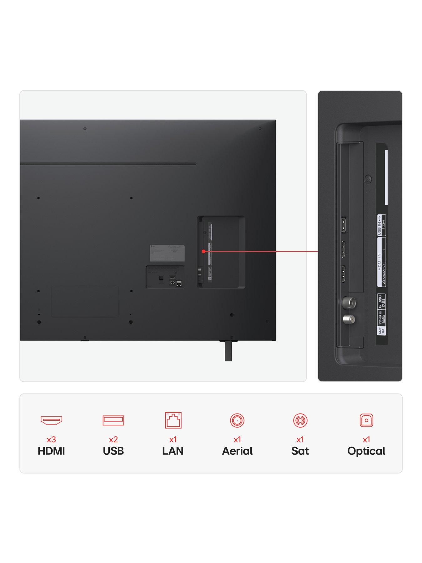 Image 3 of 7 of LG NANO80A 55" NanoCell AI 4K HDR Smart AI TV - 55NANO80A6B.AEK