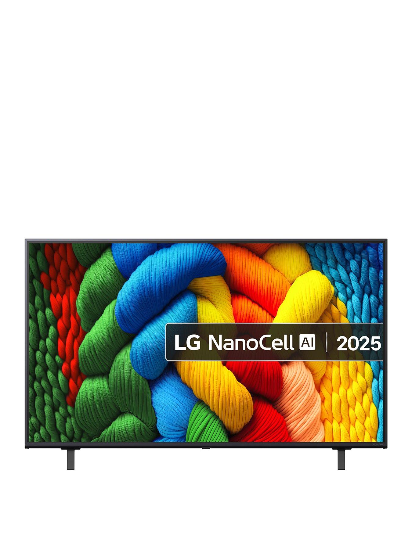 LG NANO80A 50" NanoCell AI 4K HDR Smart AI TV - 50NANO80A6B.AEK
