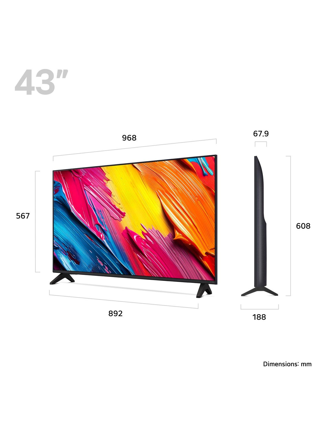 Image 2 of 7 of LG QNED70 43" QNED AI 4K HDR Smart AI TV - 43QNED70A6A.AEK