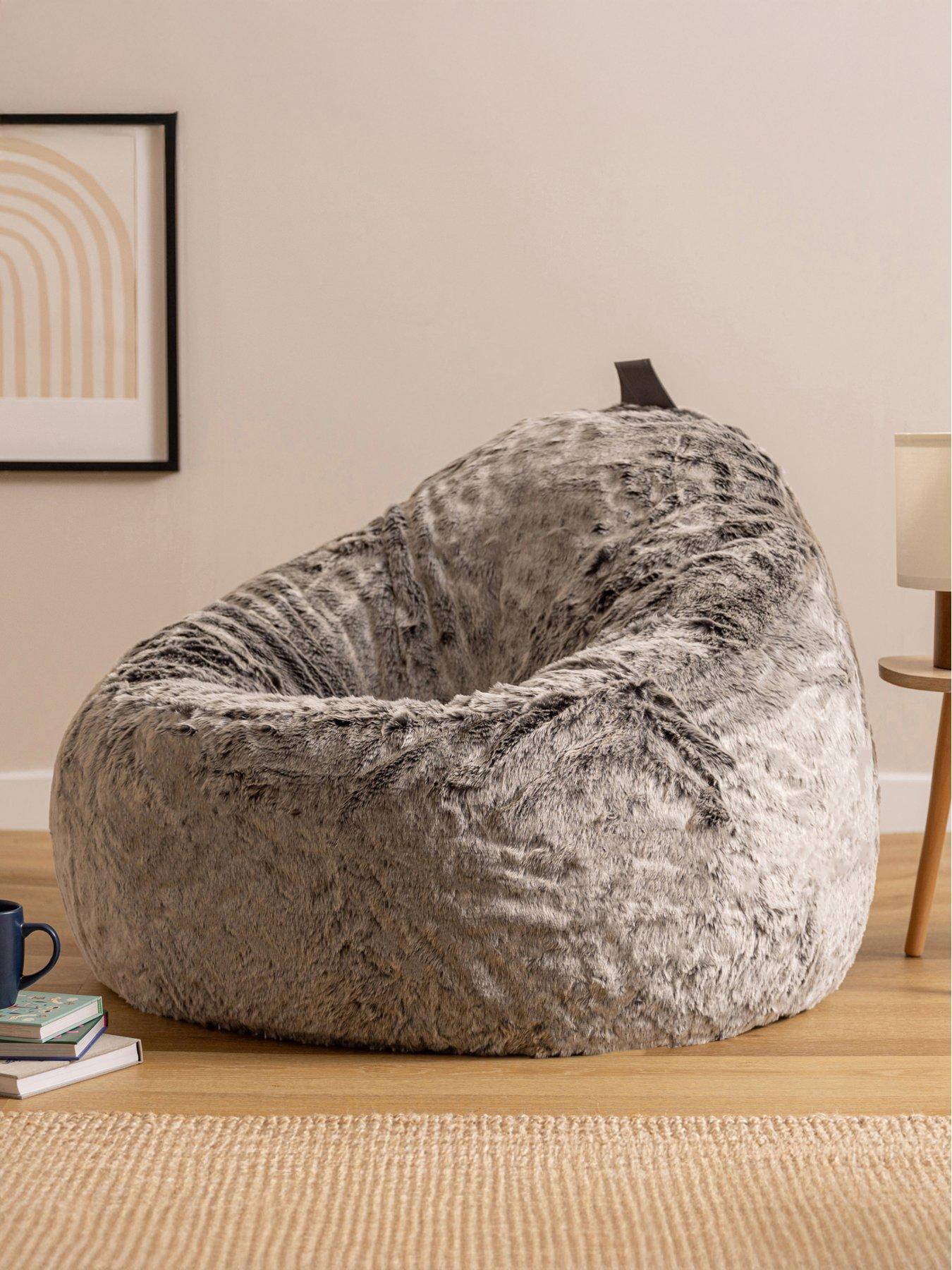 Icon Beanbags Faux Fur Cocoon Beanbag