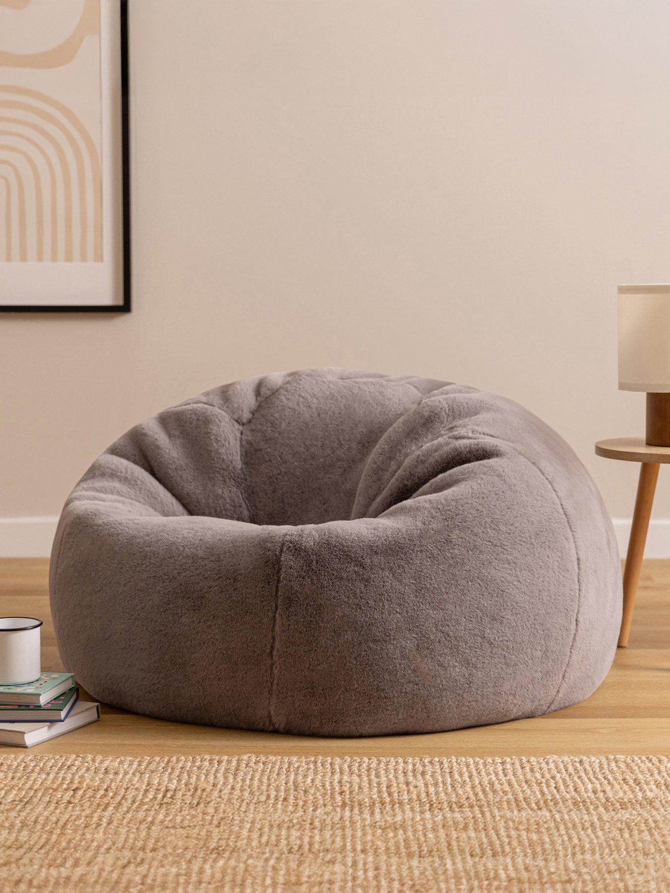 Icon Beanbags Faux Rabbit Fur Classic Beanbag
