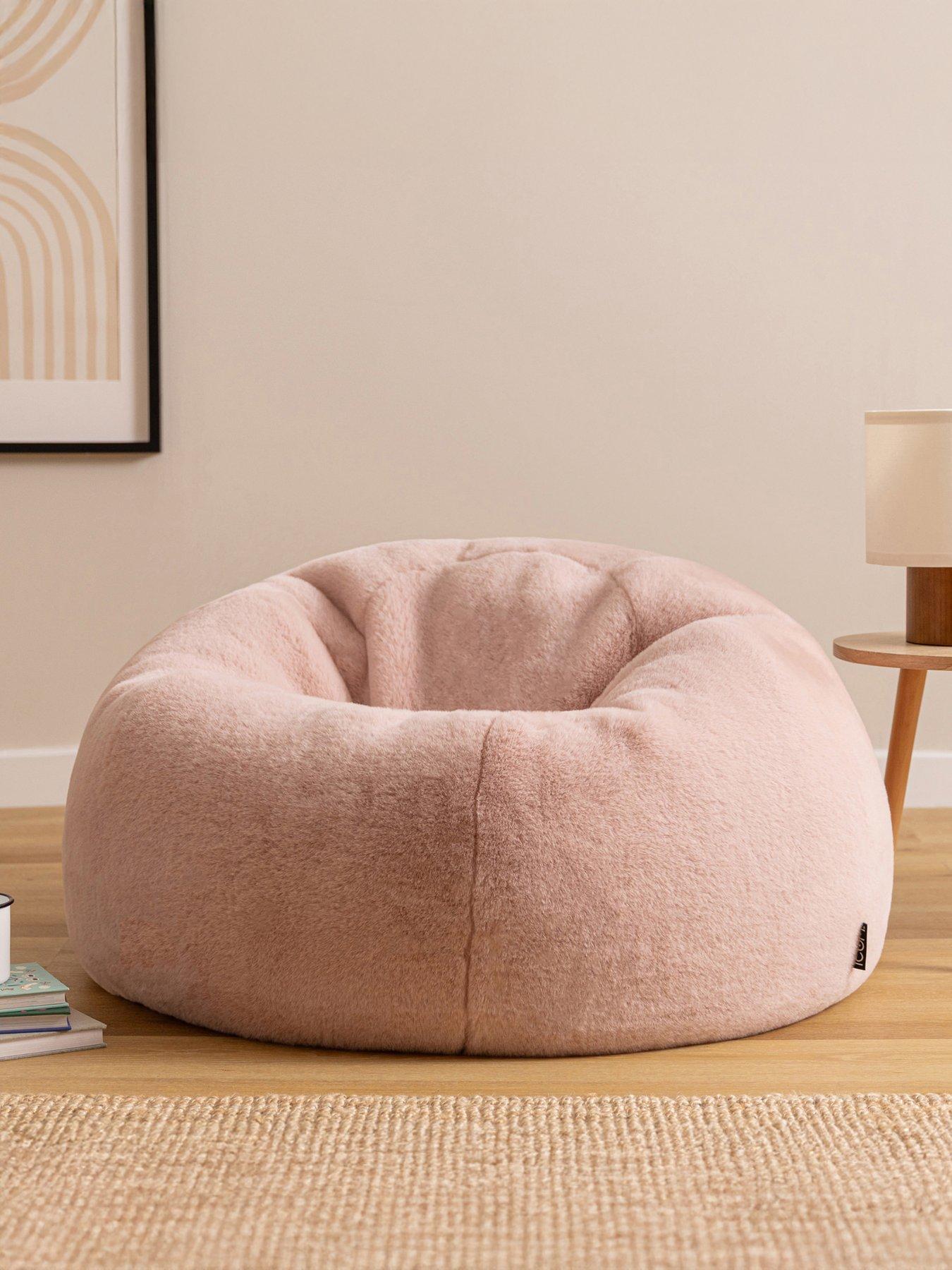 Icon Beanbags Faux Rabbit Fur Classic Beanbag