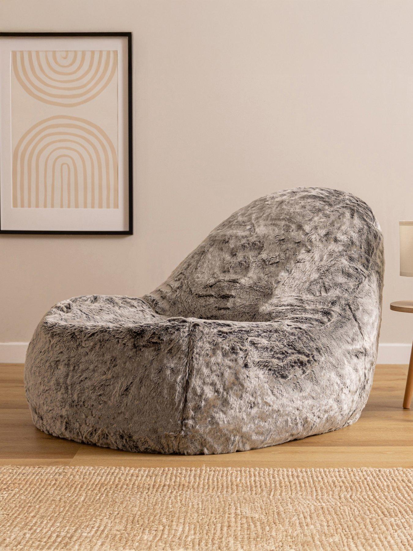 Icon Beanbags Faux Fur Dream Lounger Bean Bag