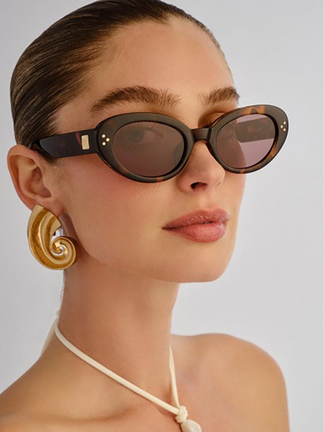 le-specs-tootsie-cat-eye-sunglasses-brown
