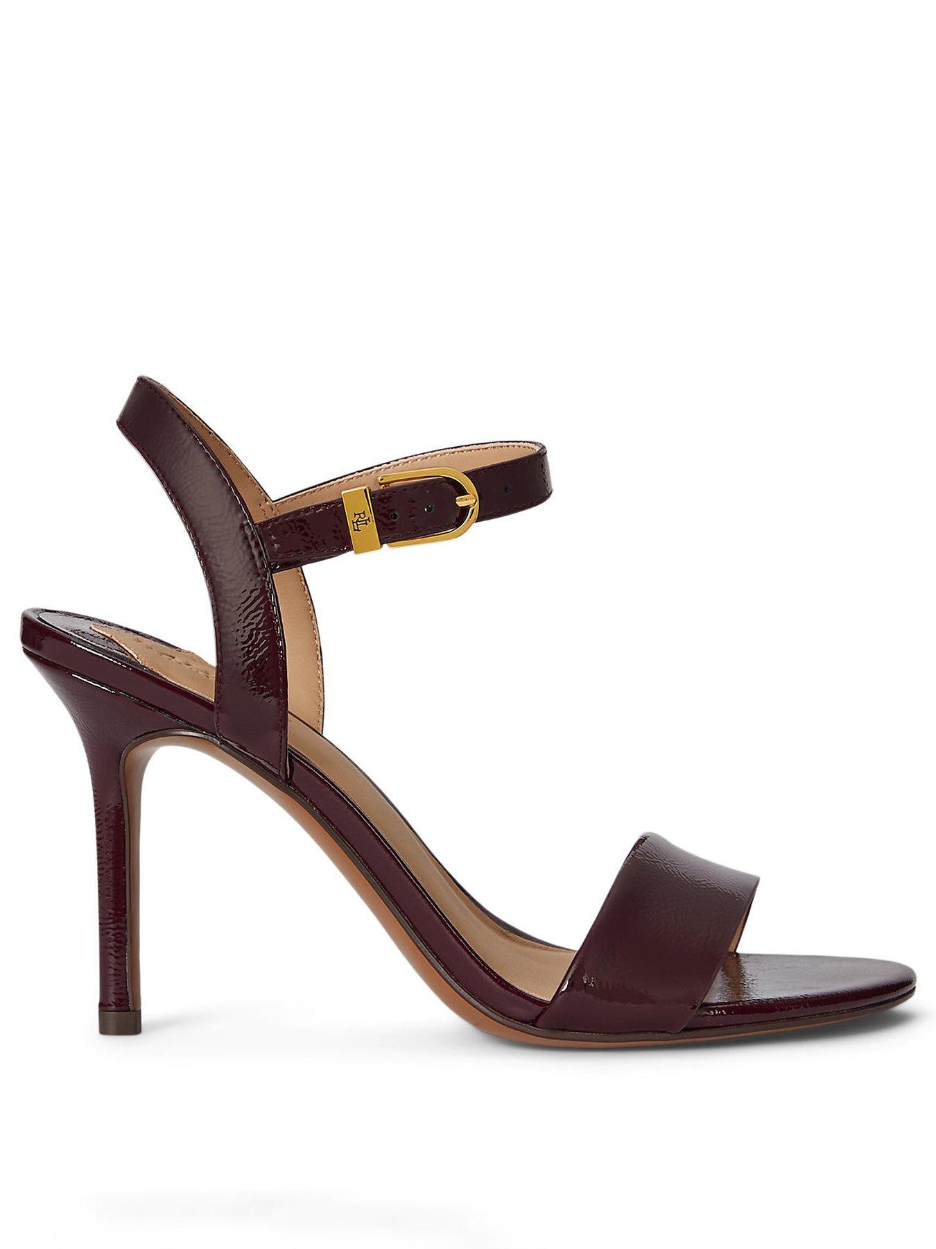 Lauren By Ralph Lauren Gwen Heeled Sandals - Red