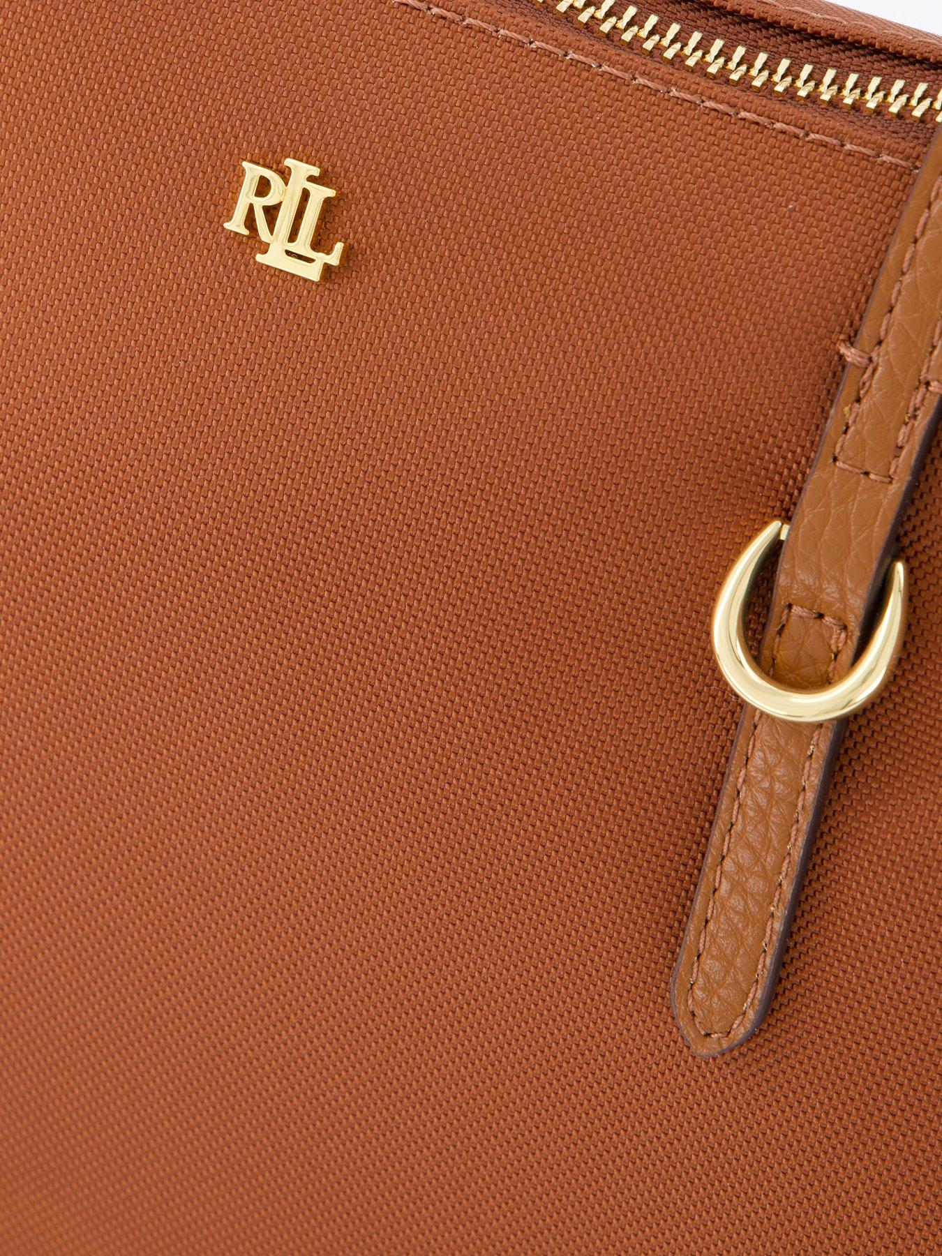 Image 3 of 5 of Lauren by Ralph Lauren Keaton Medium Nylon Tote Bag - Brown