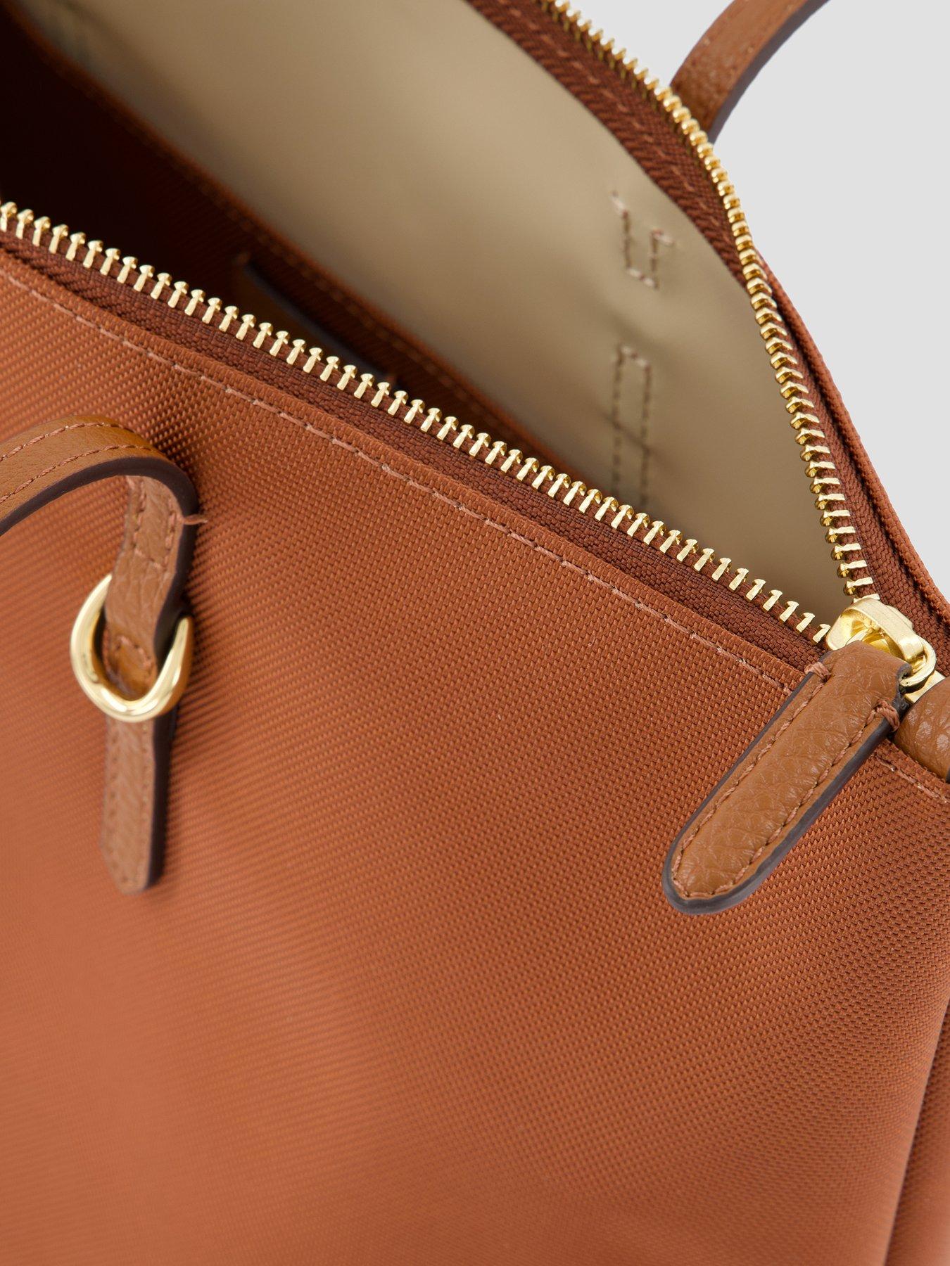 Image 4 of 5 of Lauren by Ralph Lauren Keaton Medium Nylon Tote Bag - Brown