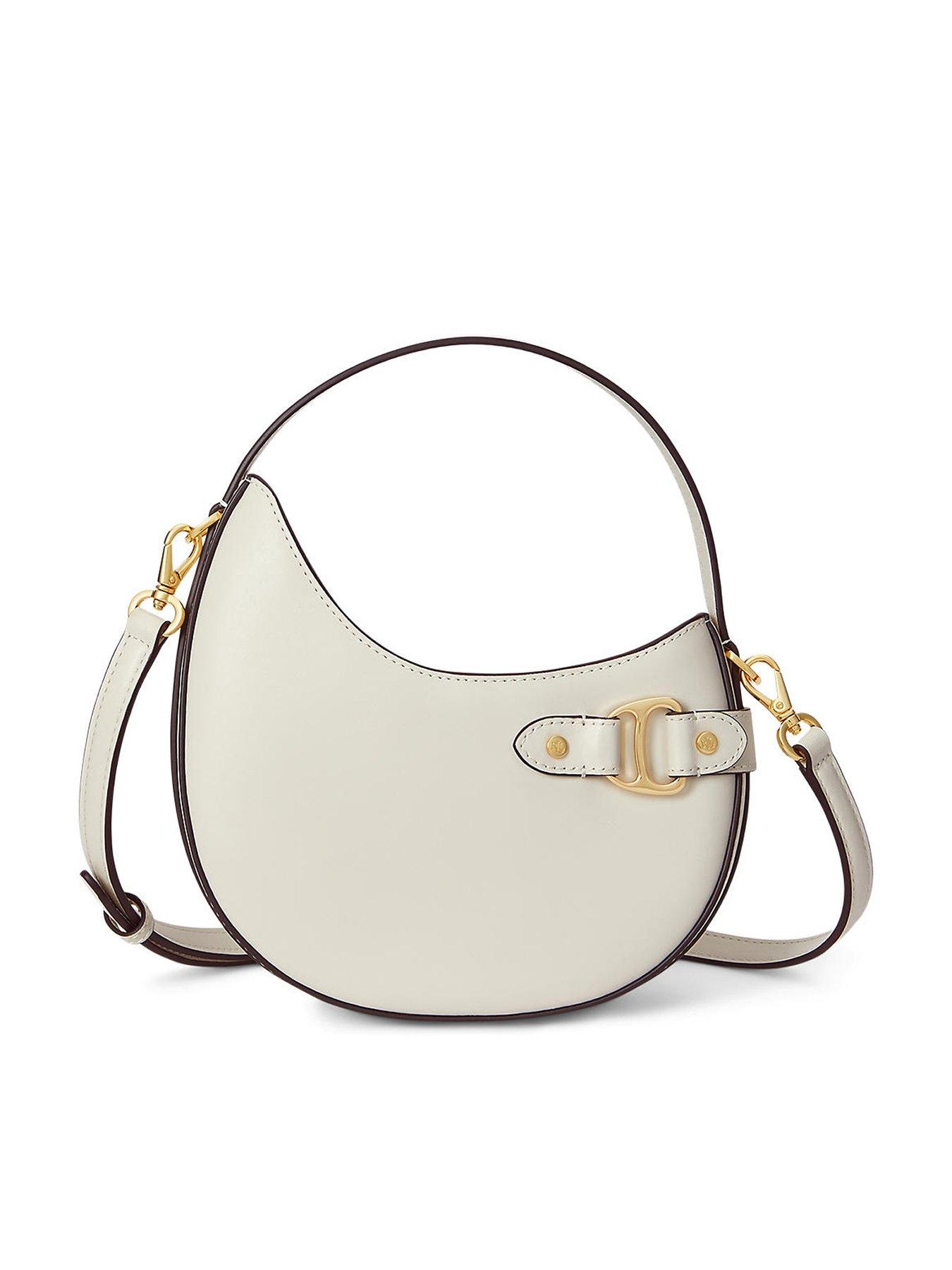 Lauren by Ralph Lauren Tasha Small Crossbody Bag - White
