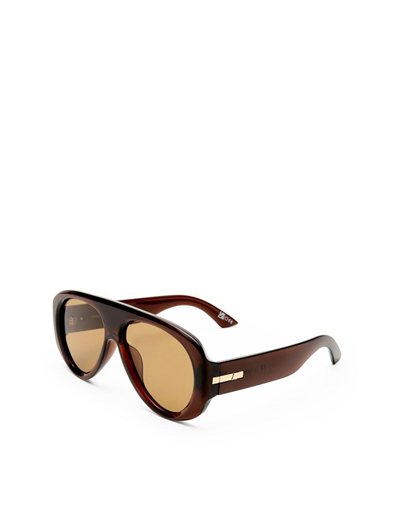 LE SPECS Dream Boat Aviator Sunglasses - Coco