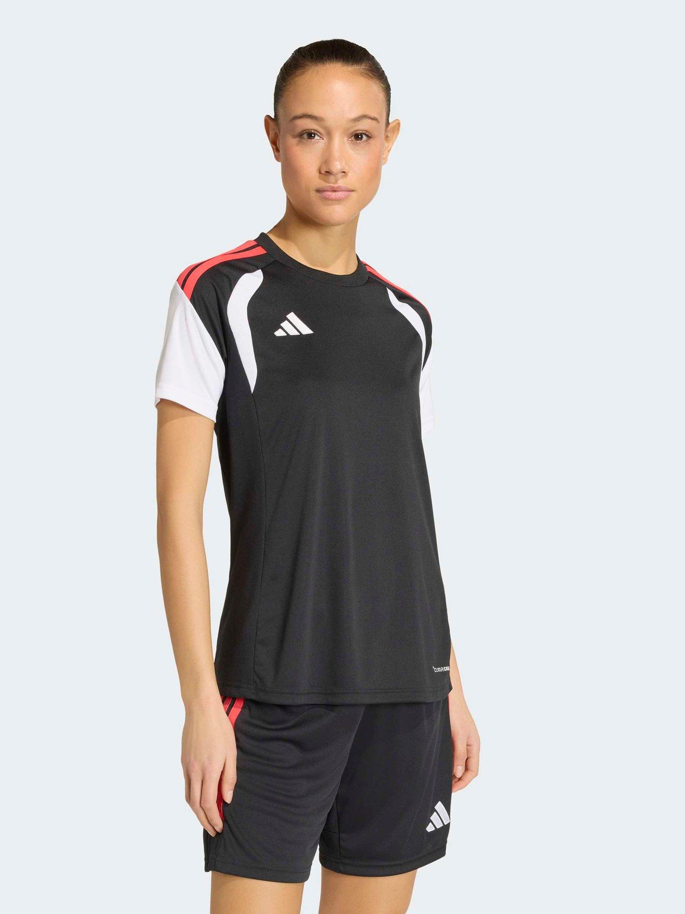 adidas Womens Tiro 26 Football Training Jersey - Black