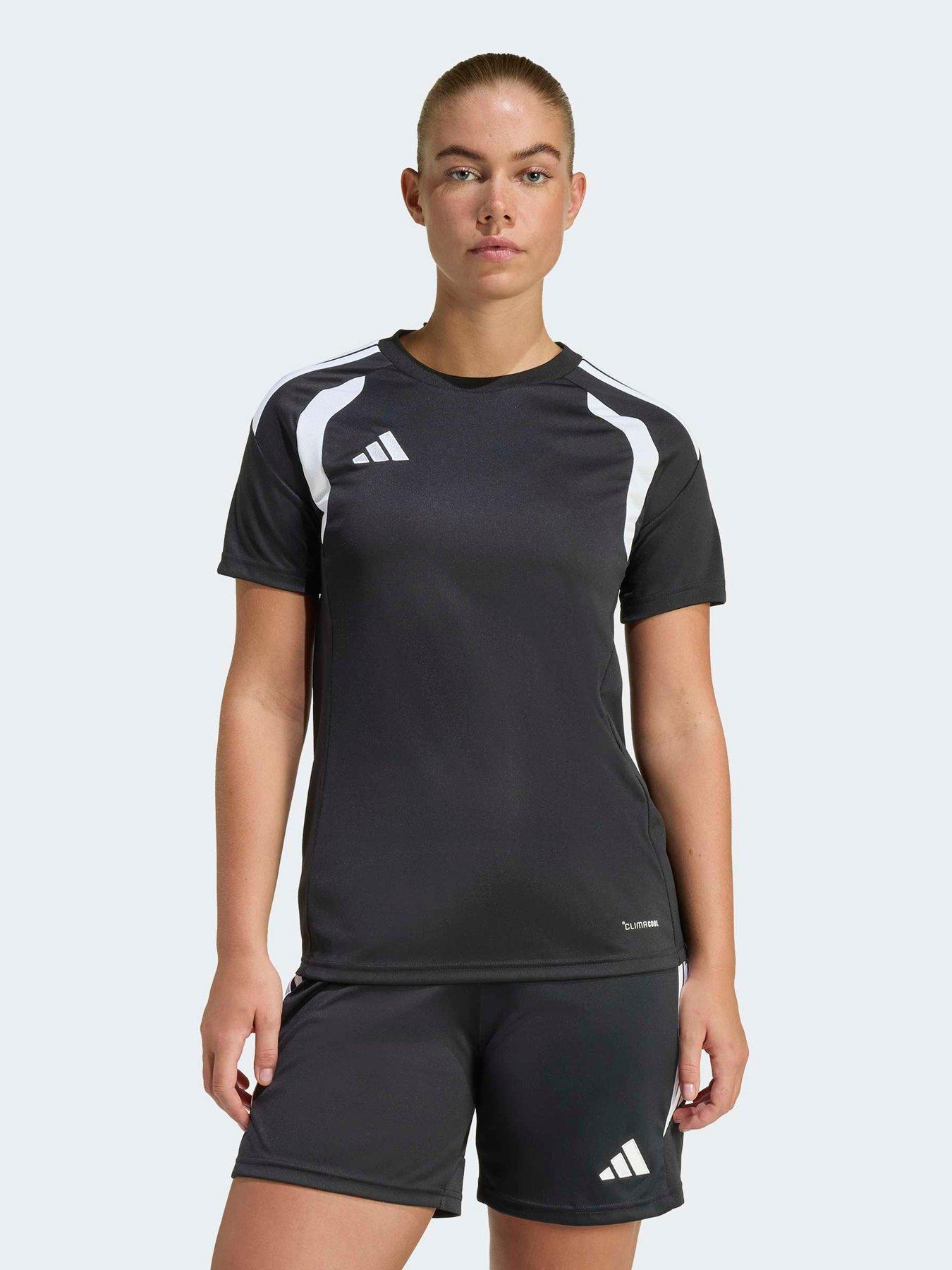 adidas Womens Tiro 26 Football Training Jersey - Black