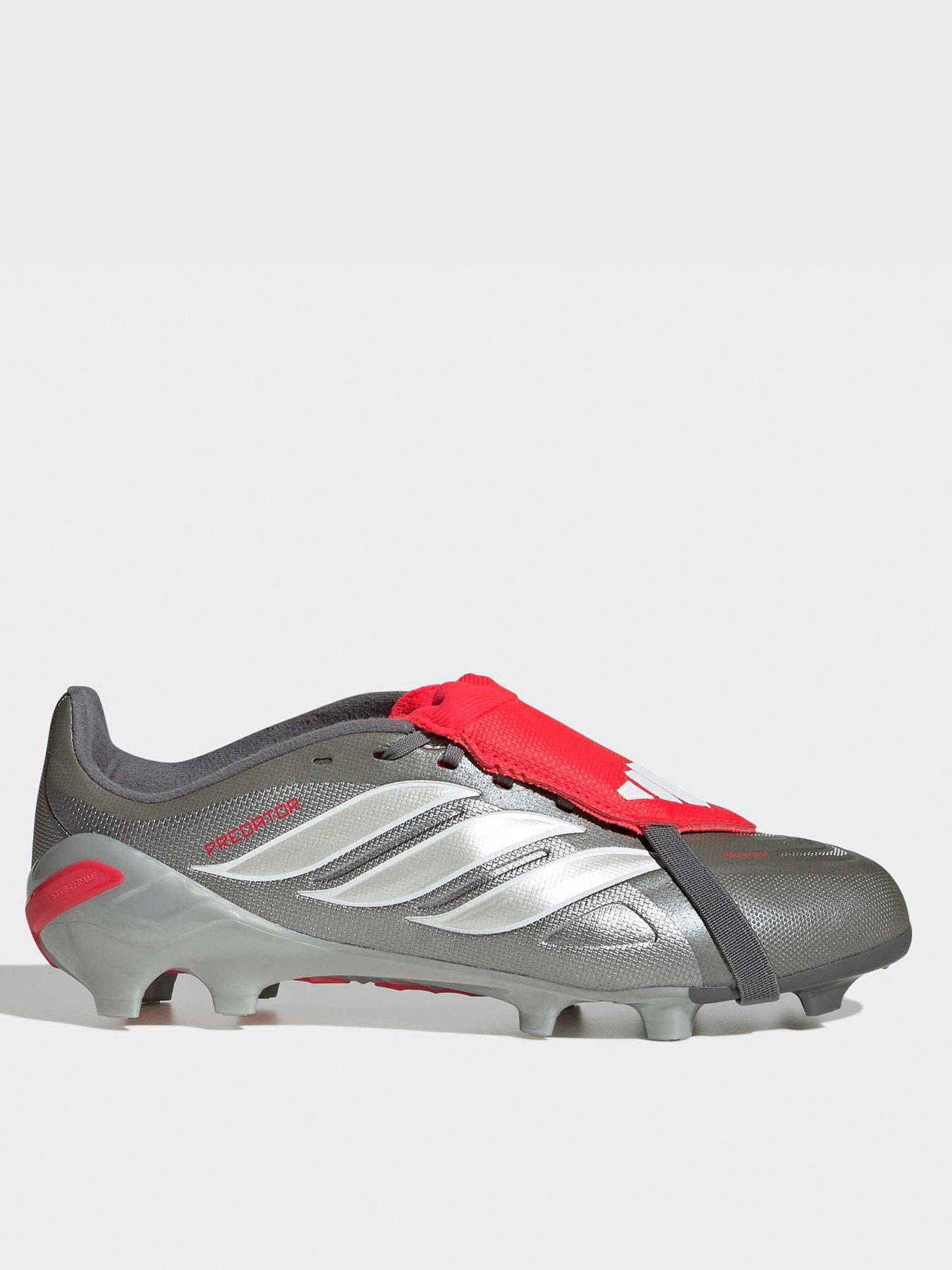 adidas Junior Predator League Firm Ground Football Boots - Grey