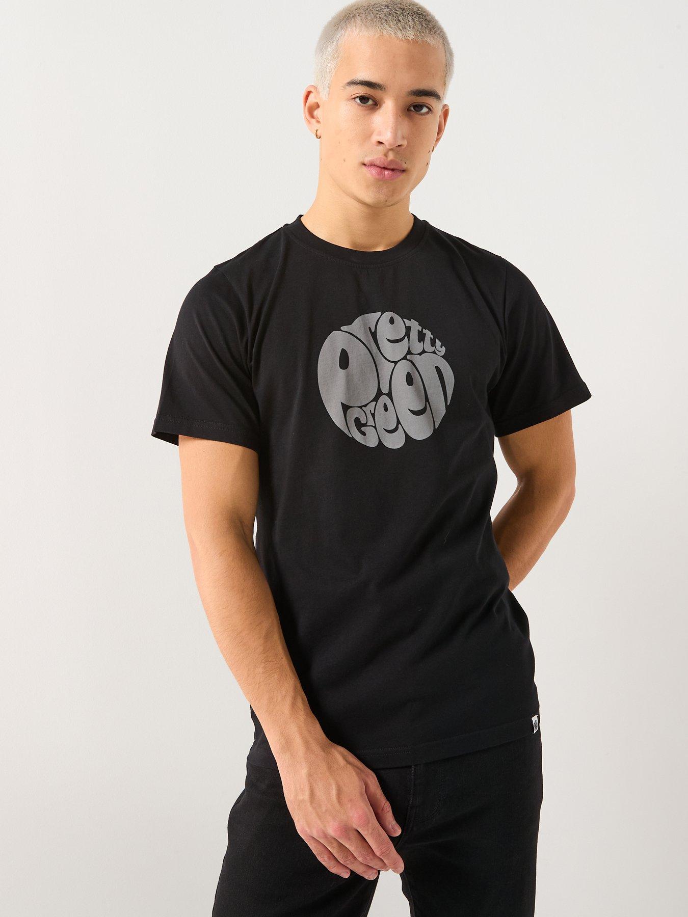 Pretty Green Gillespie Logo T-shirt - Black