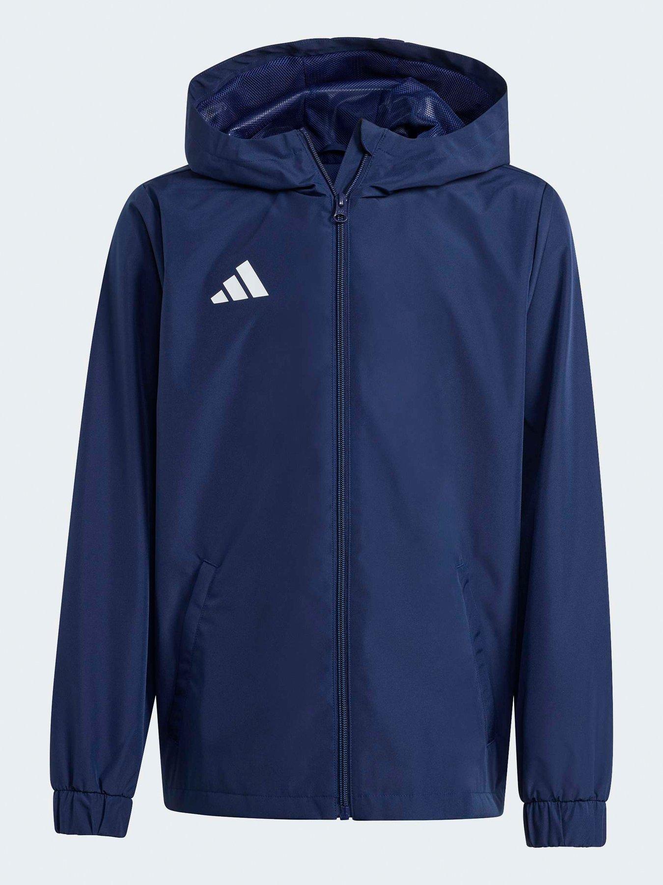 Image 6 of 6 of adidas Junior Entrada 26 All Weather Football Jacket - Navy
