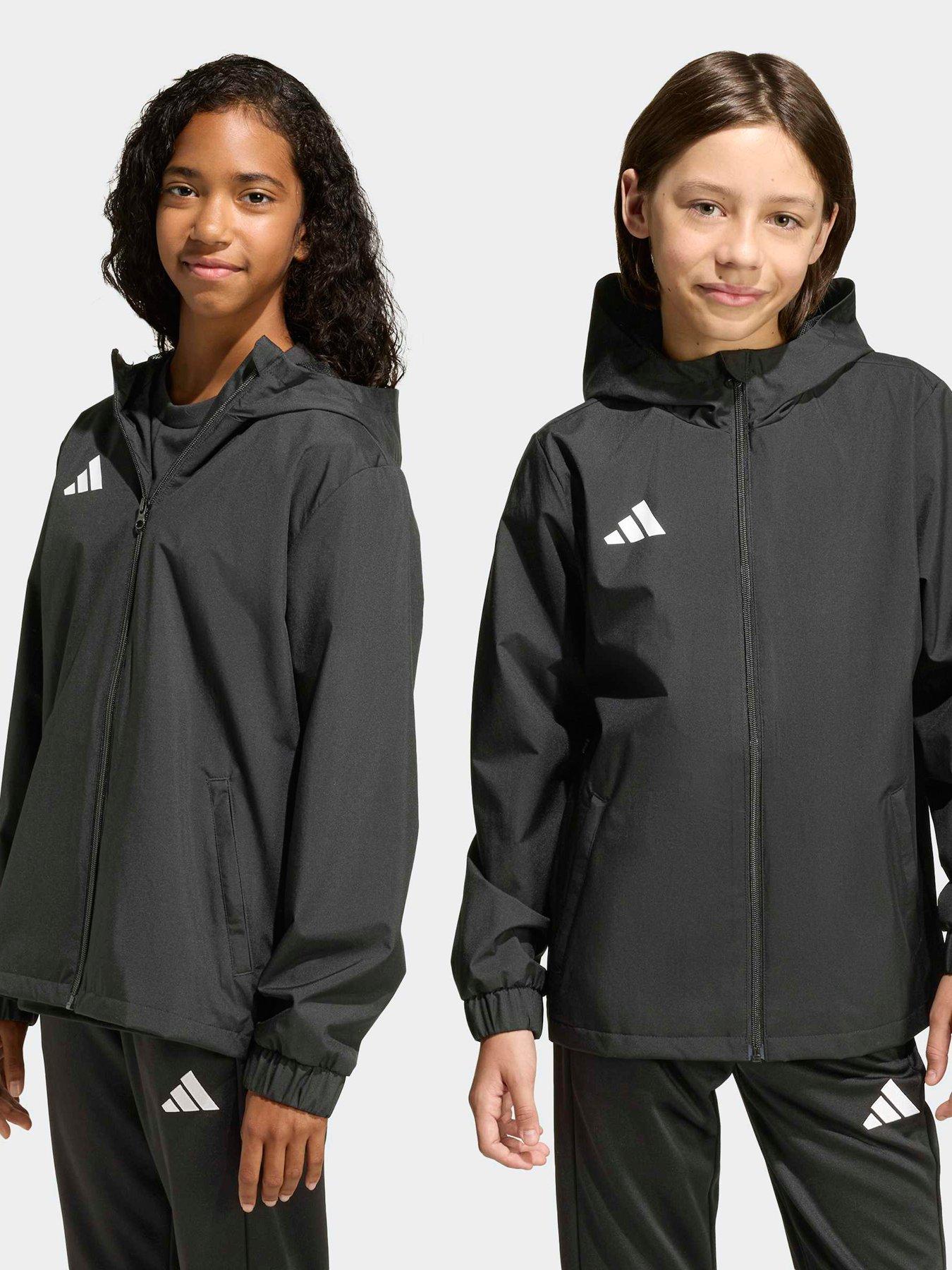 adidas Junior Entrada 26 All Weather Football Jacket - Black