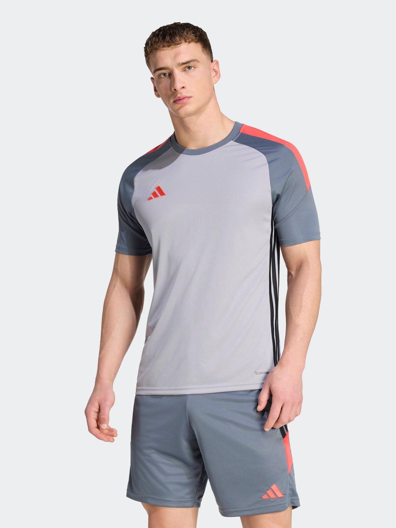 adidas Mens Tiro 26 Football Training Jersey - Grey