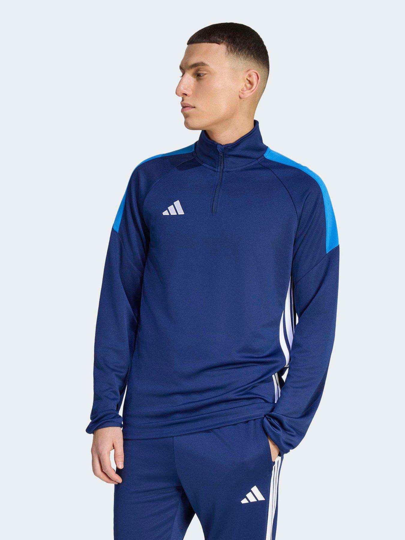 adidas Mens Tiro Football Track Top - Dark Blue