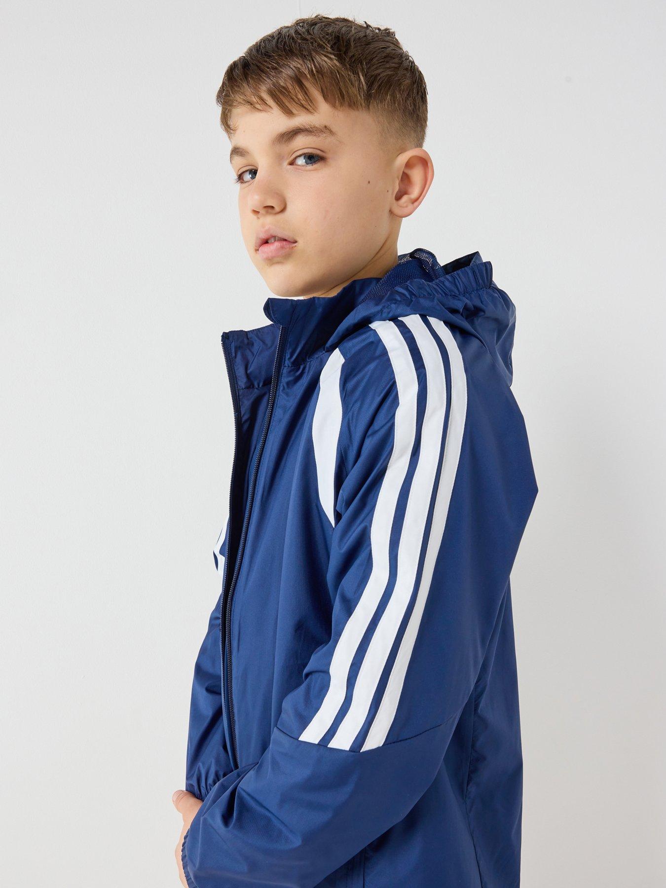 Adidas Junior Tiro 26 Football Windbreaker Jacket - Navy