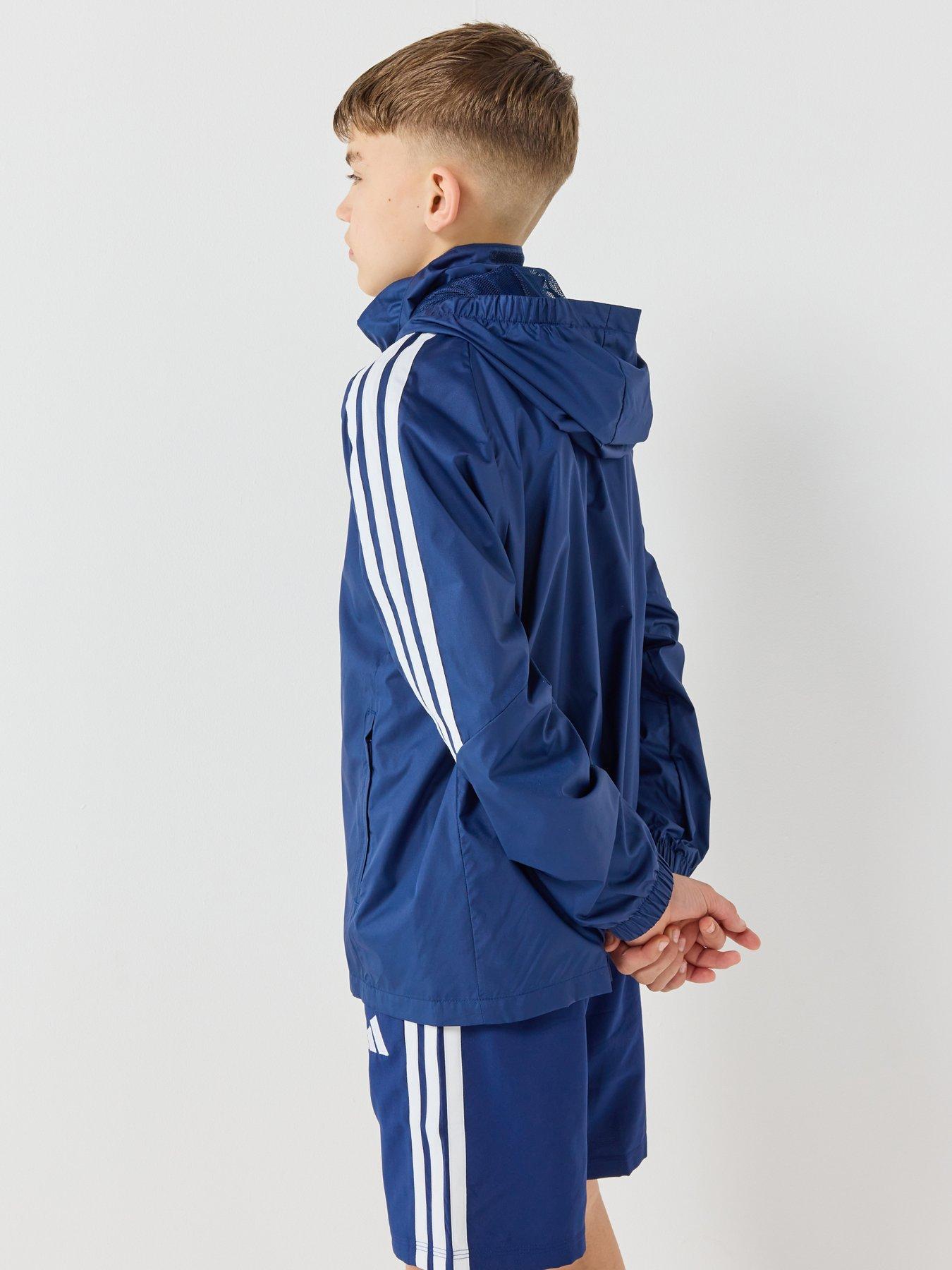 Image 2 of 7 of adidas Junior Tiro 26 Football Windbreaker Jacket - Navy