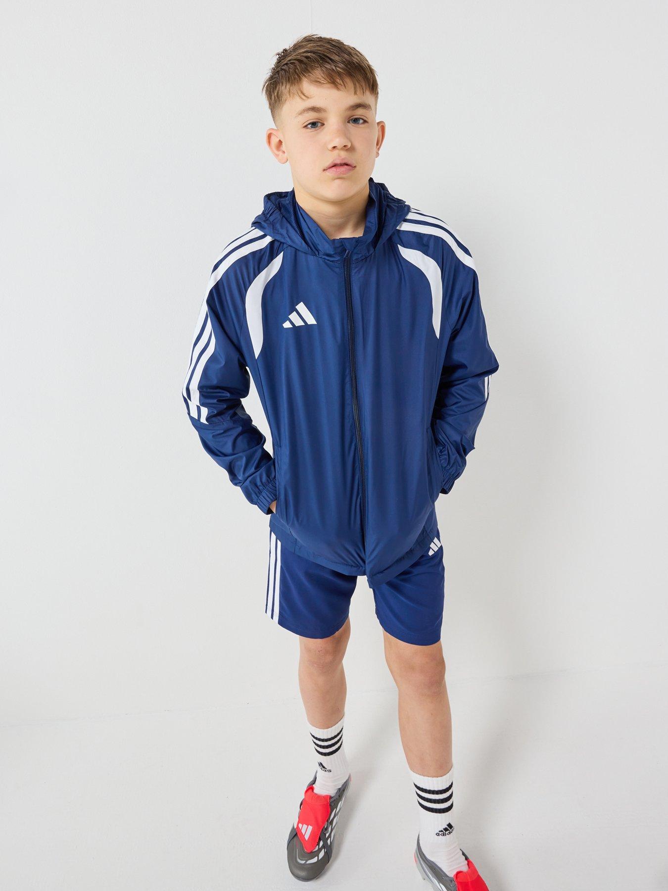 Image 3 of 7 of adidas Junior Tiro 26 Football Windbreaker Jacket - Navy