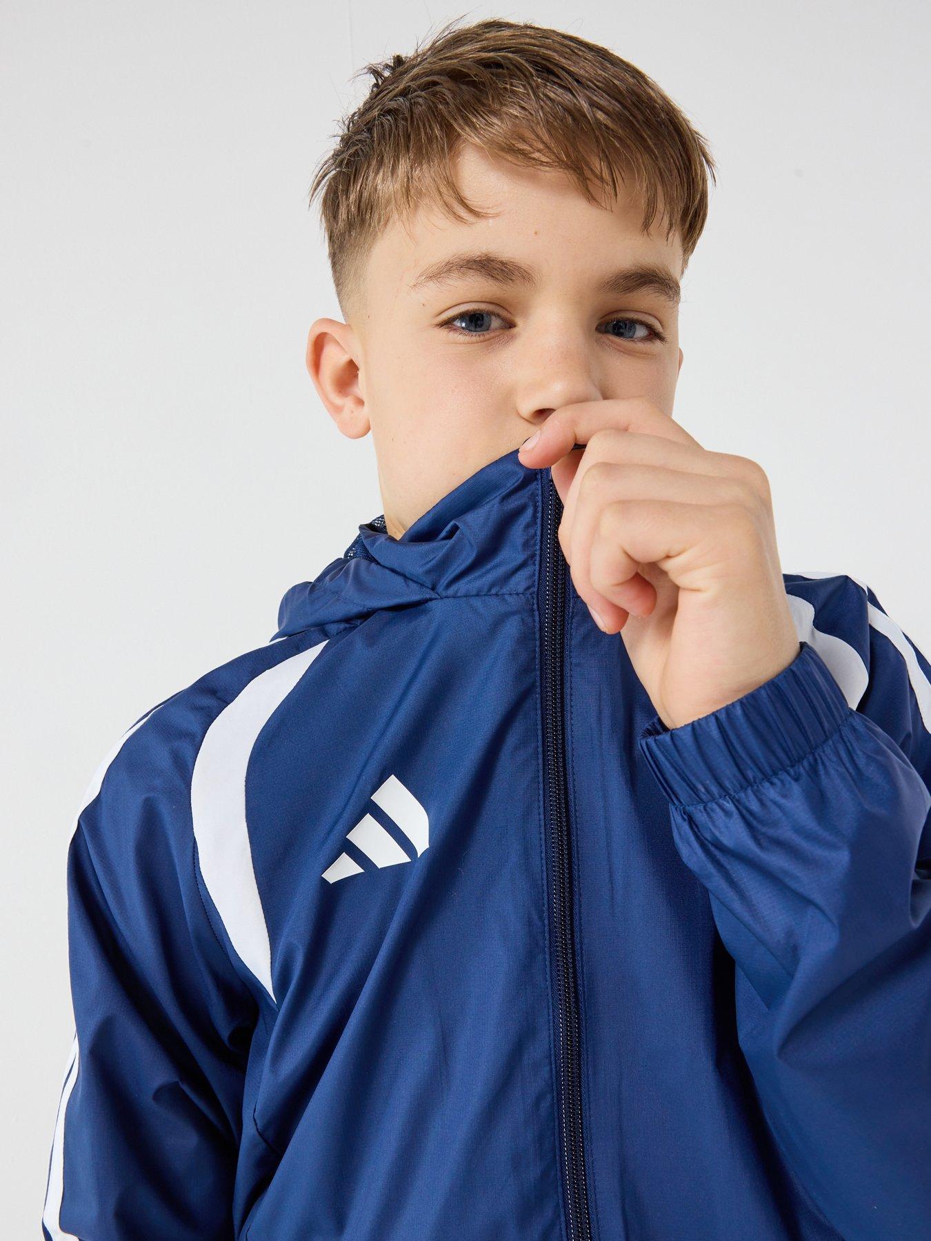 Image 4 of 7 of adidas Junior Tiro 26 Football Windbreaker Jacket - Navy