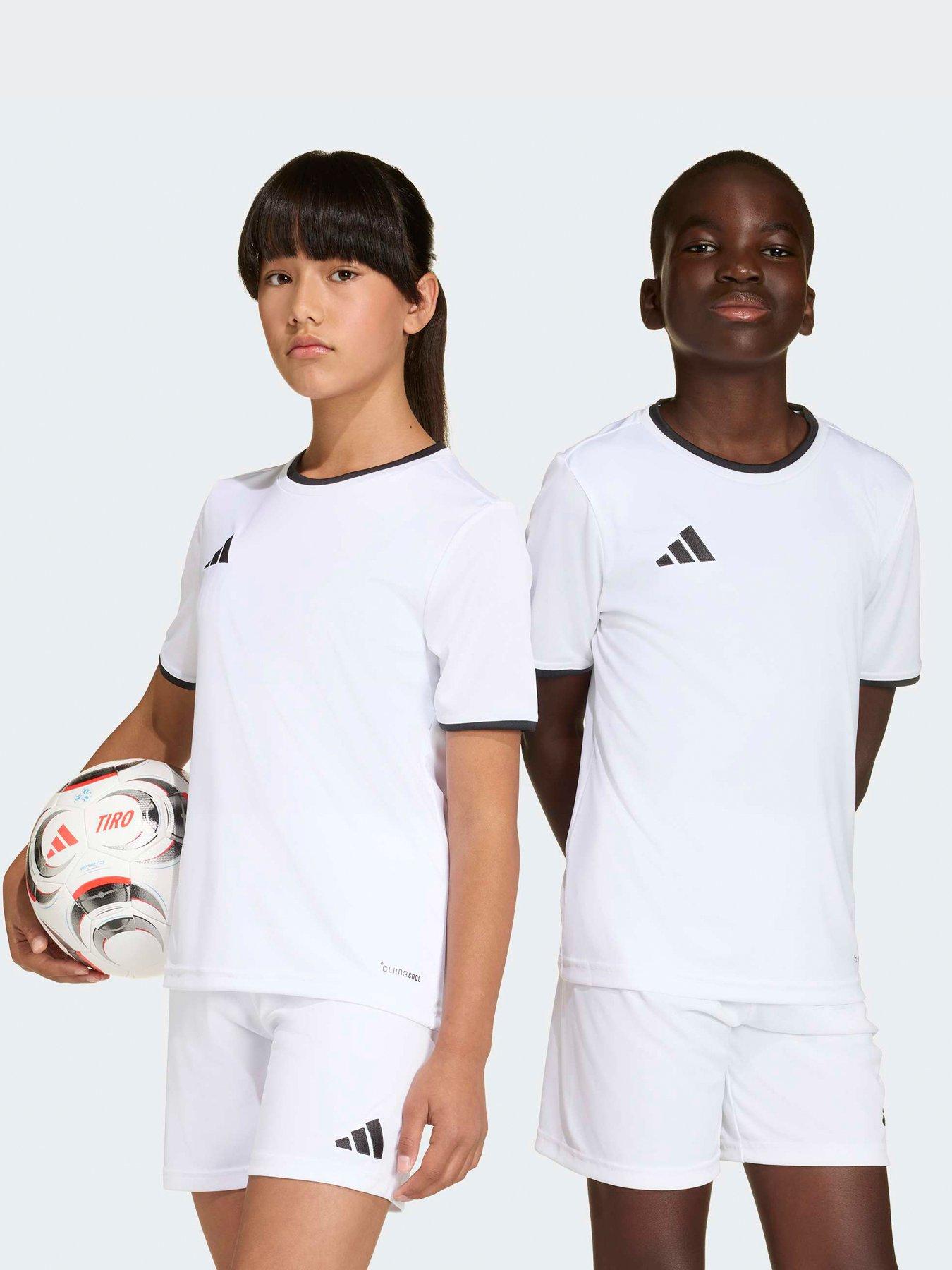 adidas Junior Entrada 26 Football Training Jersey - White