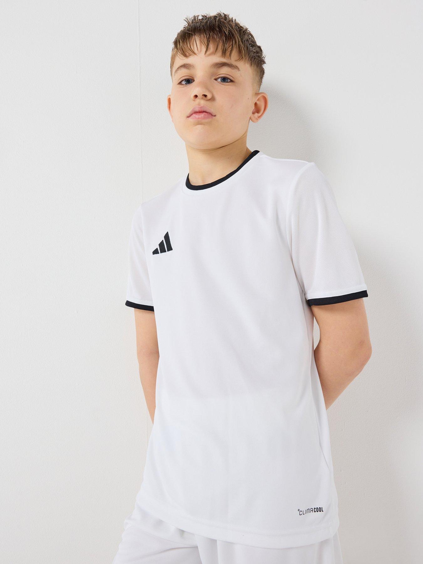 adidas Junior Entrada 26 Football Training Jersey - White