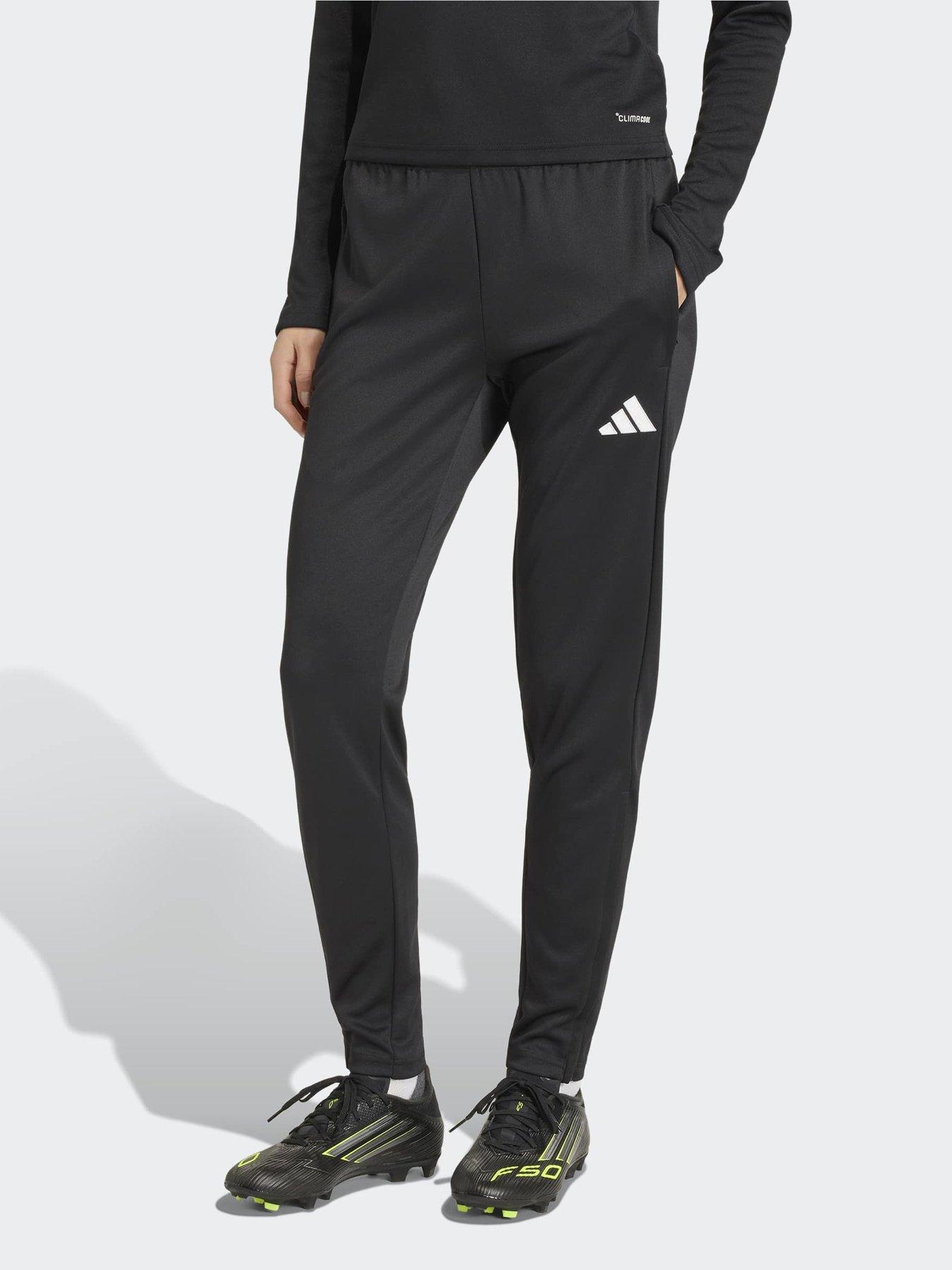adidas Womens Entrada 26 Football Tracksuit Bottom, Black/White, Size 2Xl, Women