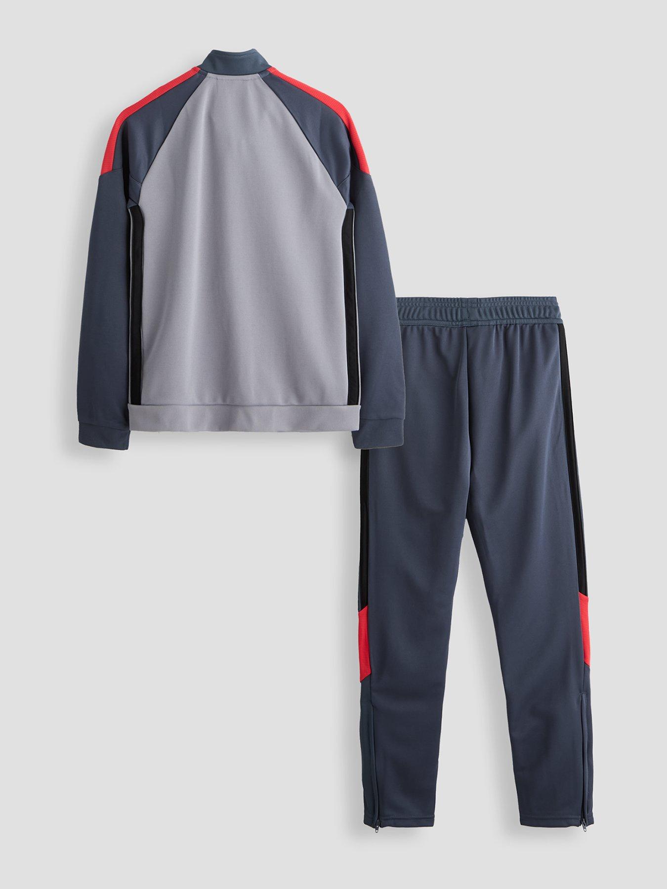 Image 2 of 4 of adidas Junior Tiro Football Tracksuit - Grey