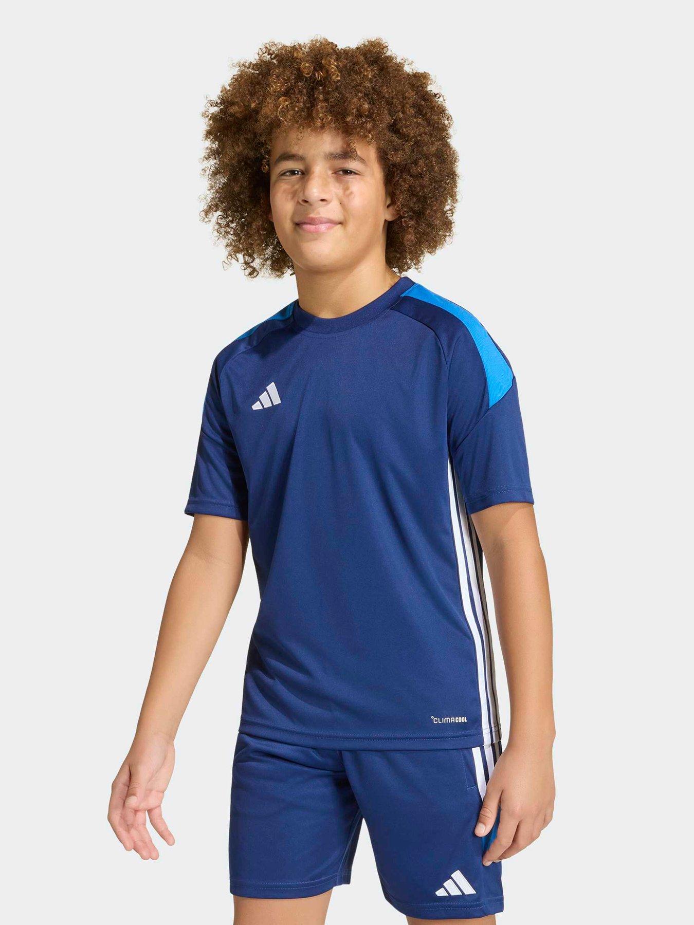 adidas Junior Tiro 26 Football Training Top - Dark Blue