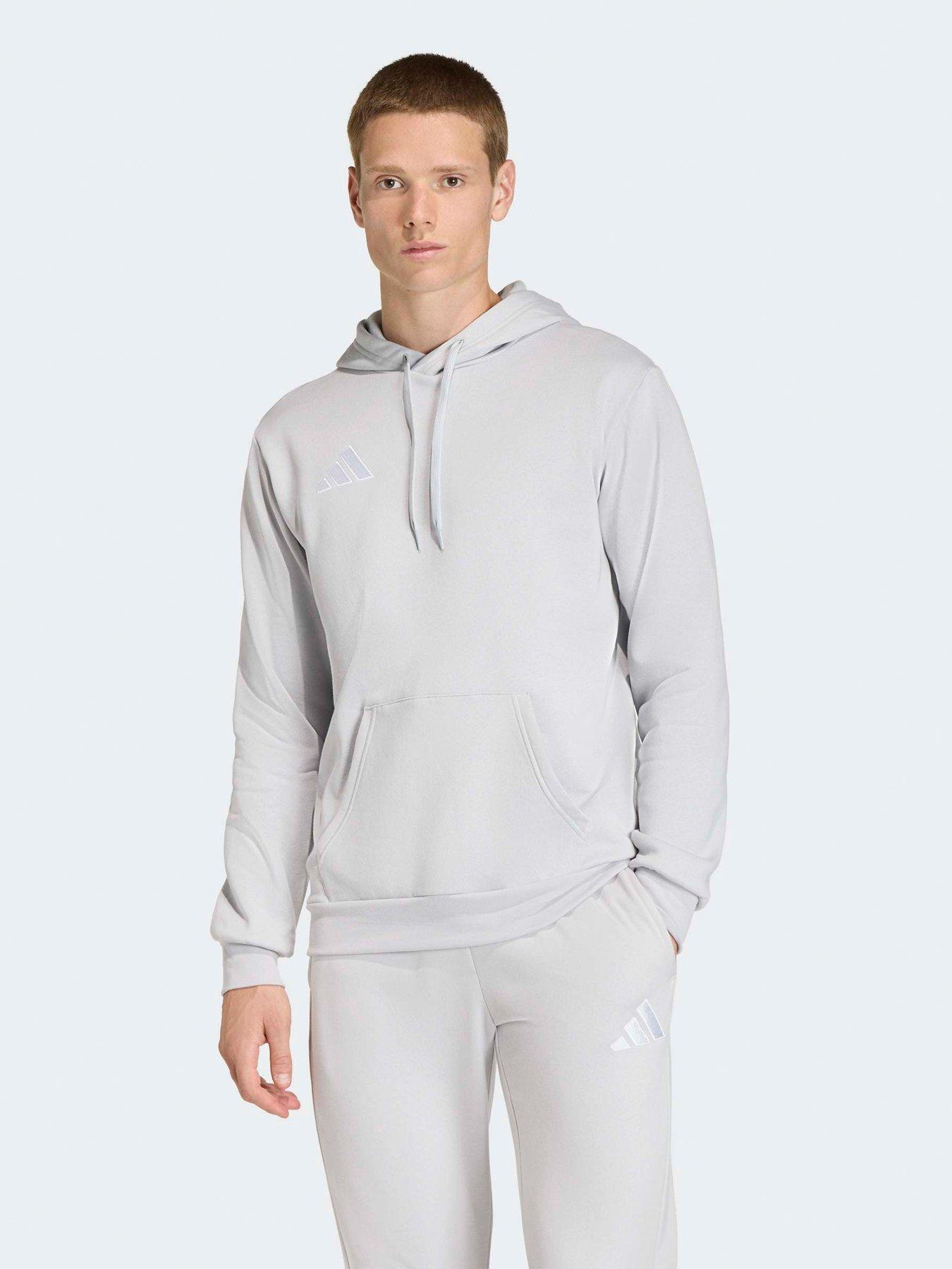 adidas Mens Entrada 26 Hoody - Grey