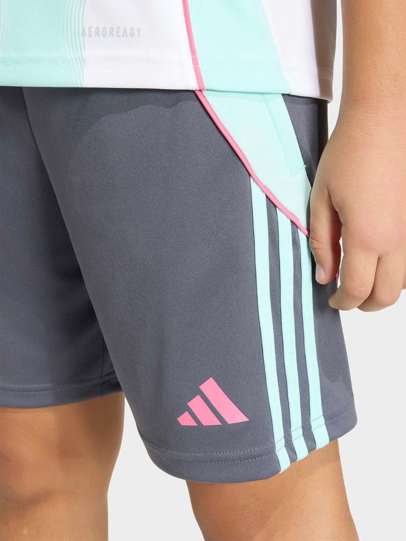 adidas Junior Messi Football Shorts - Grey | Very