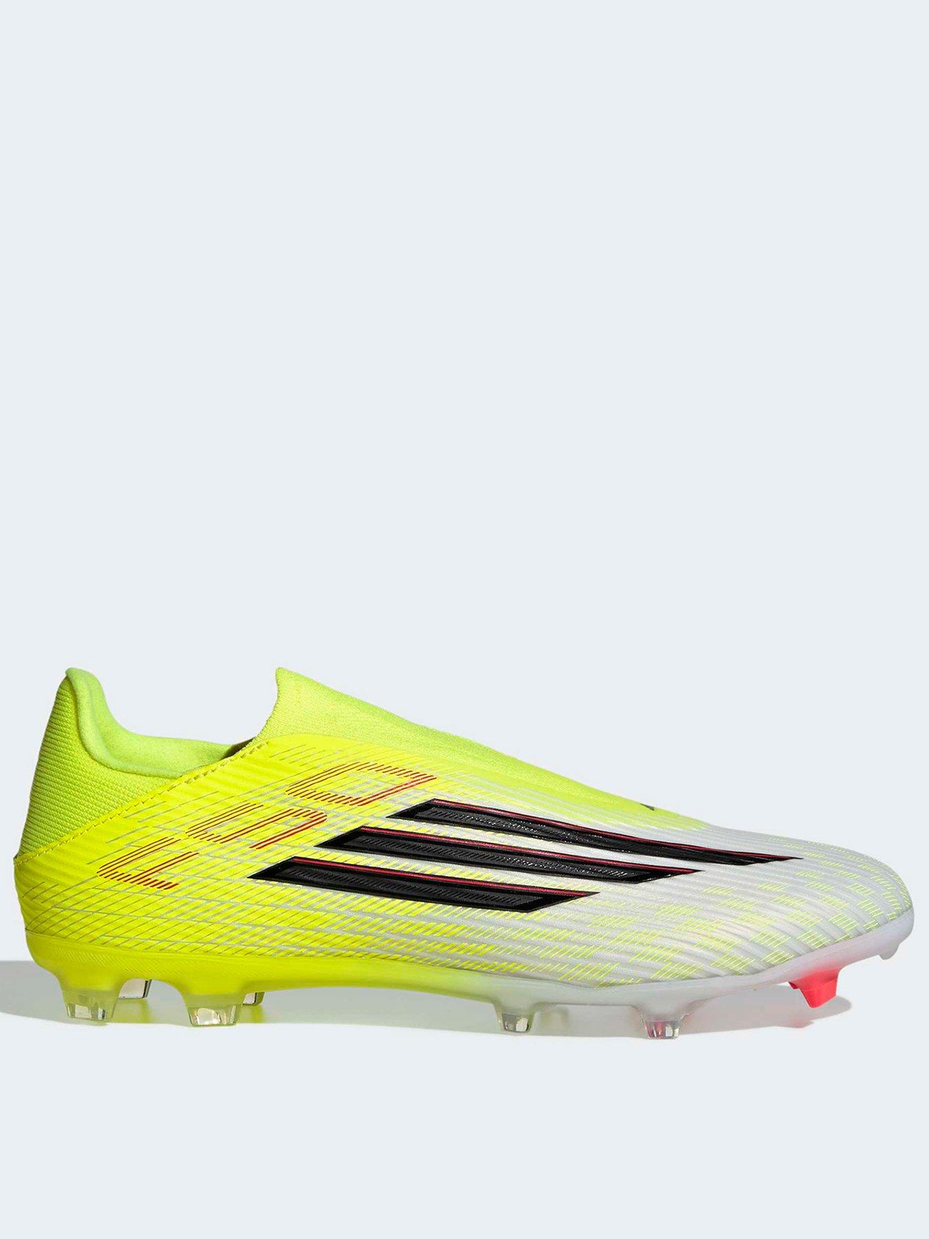 adidas Mens F50 League Laceless Firm Ground Football Boot - Yellow