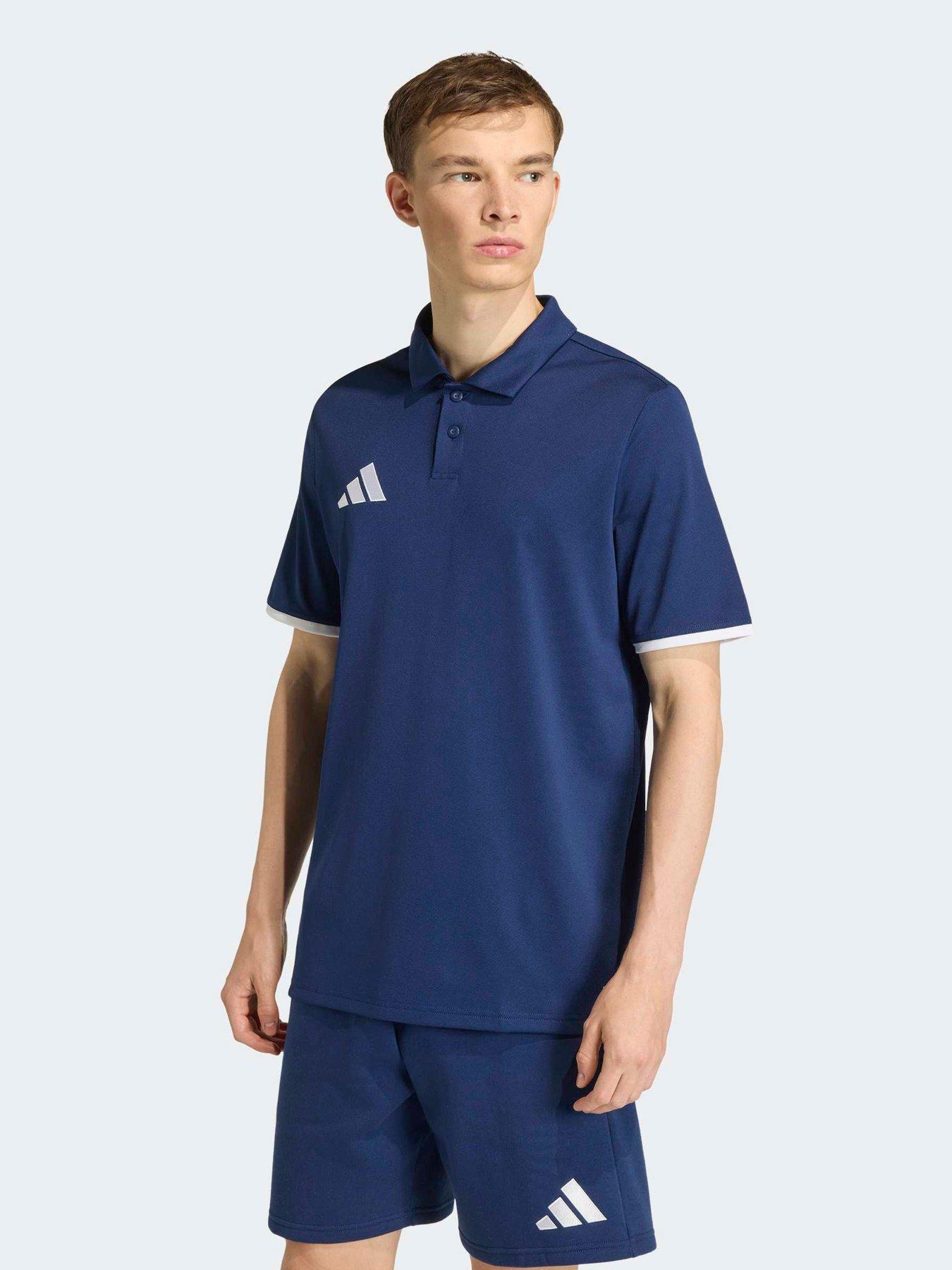Image 1 of 5 of adidas Mens Football Entrada 26 Polo Shirt - Navy