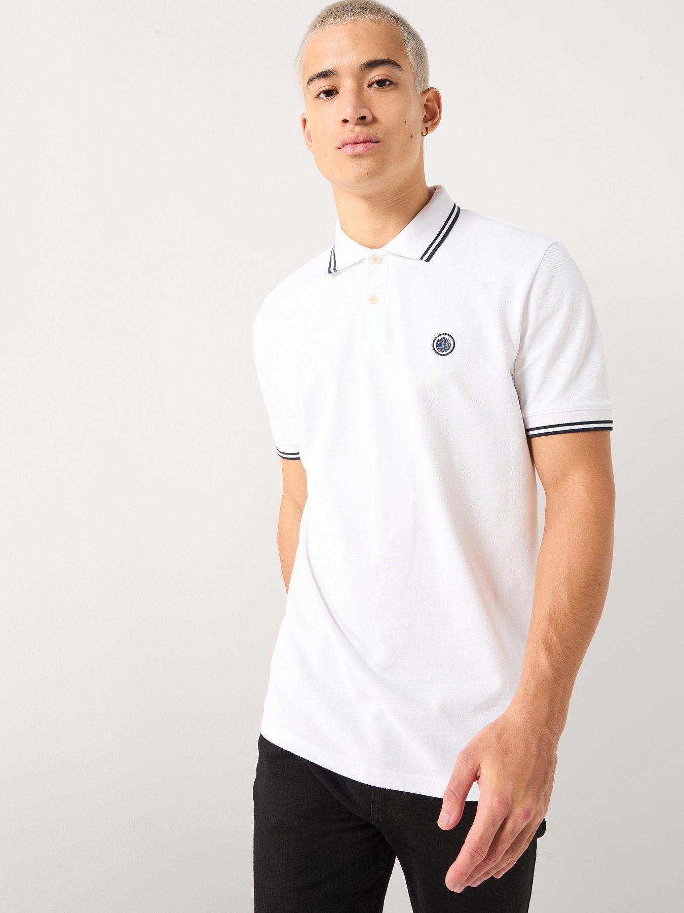 Pretty Green Barton Polo Shirt - White
