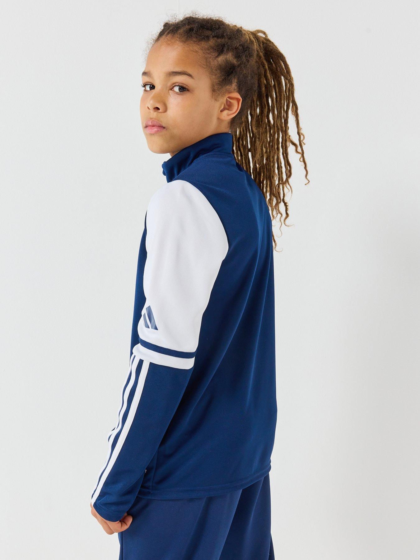 Image 2 of 7 of adidas Junior Squadra 25 Football 1/4 Zip Top - Navy
