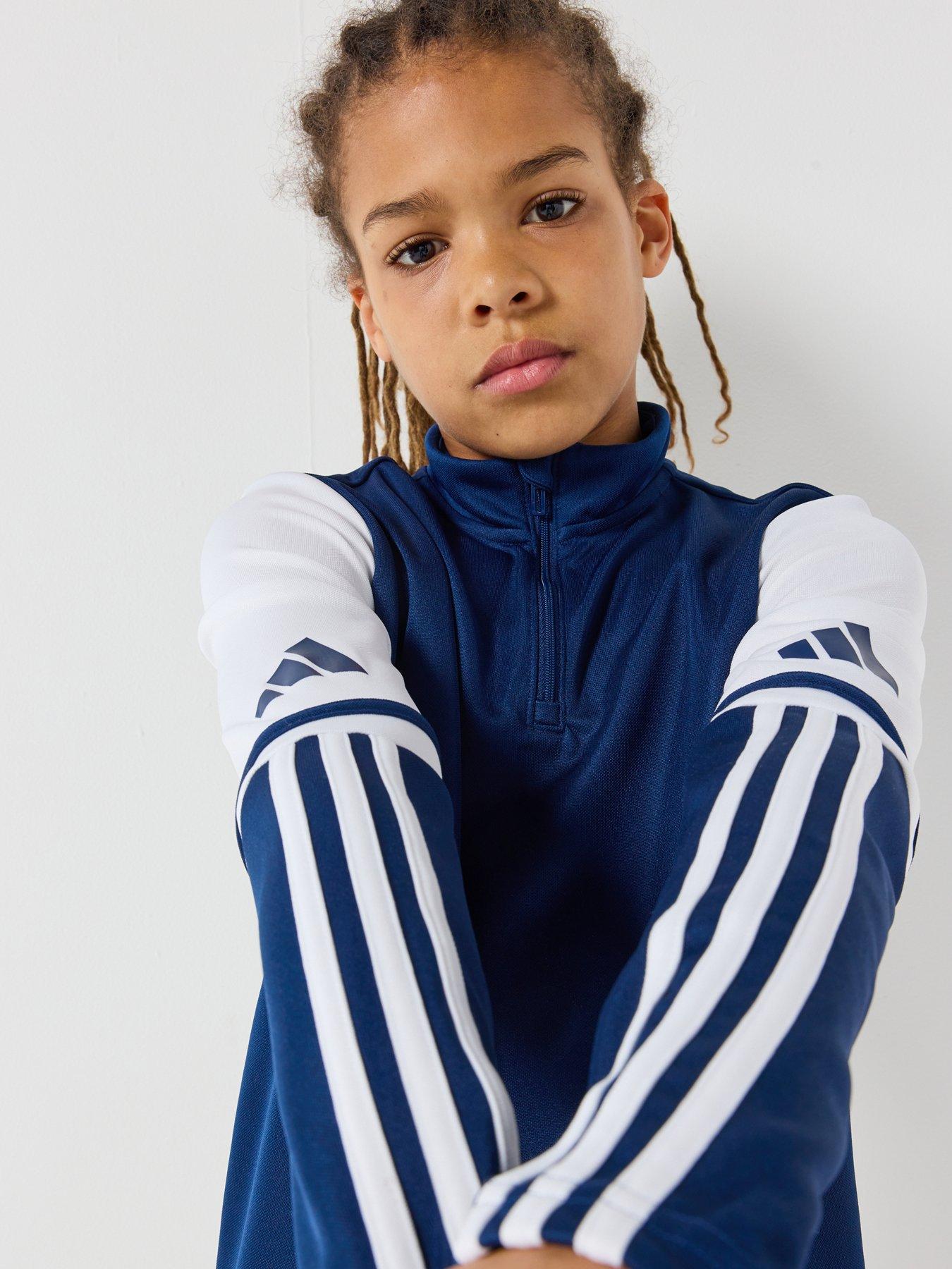 Image 4 of 7 of adidas Junior Squadra 25 Football 1/4 Zip Top - Navy