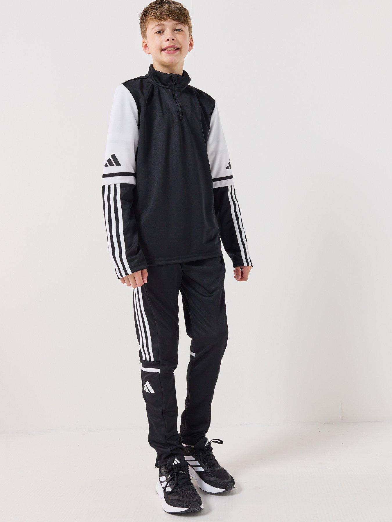 Image 3 of 7 of adidas Junior Squadra 25 Football 1/4 Zip Top - Black