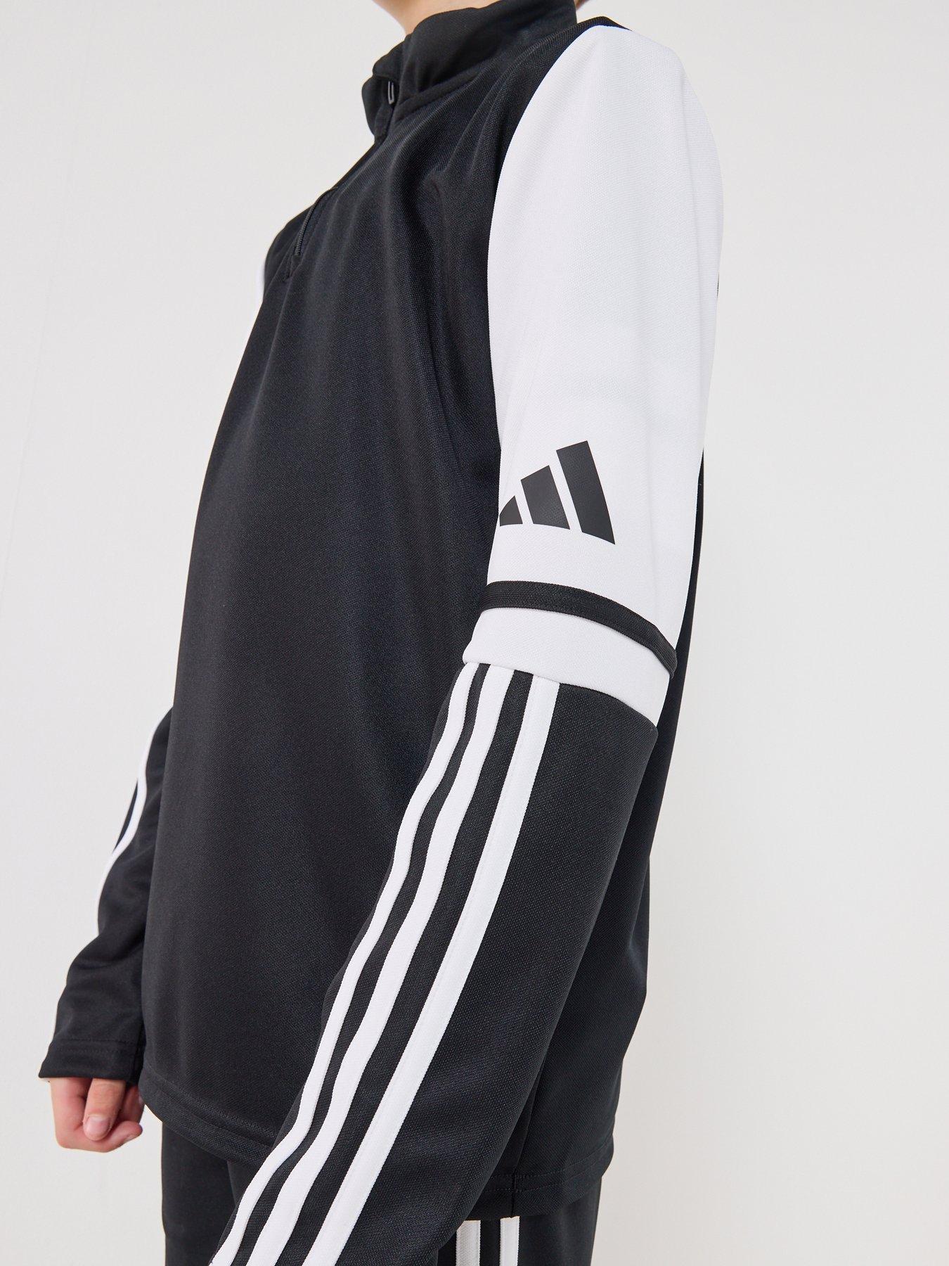 Image 4 of 7 of adidas Junior Squadra 25 Football 1/4 Zip Top - Black