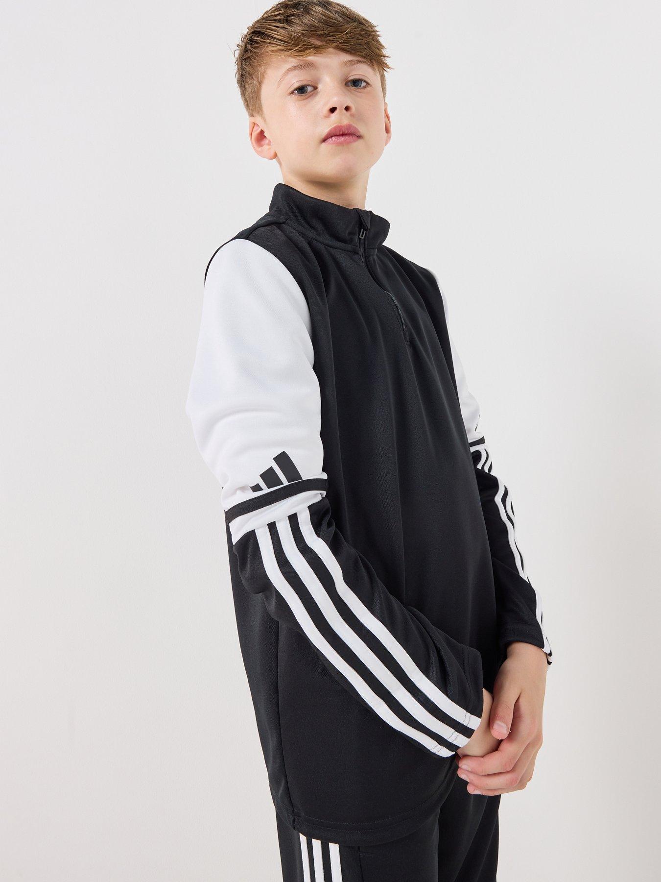 Image 6 of 7 of adidas Junior Squadra 25 Football 1/4 Zip Top - Black
