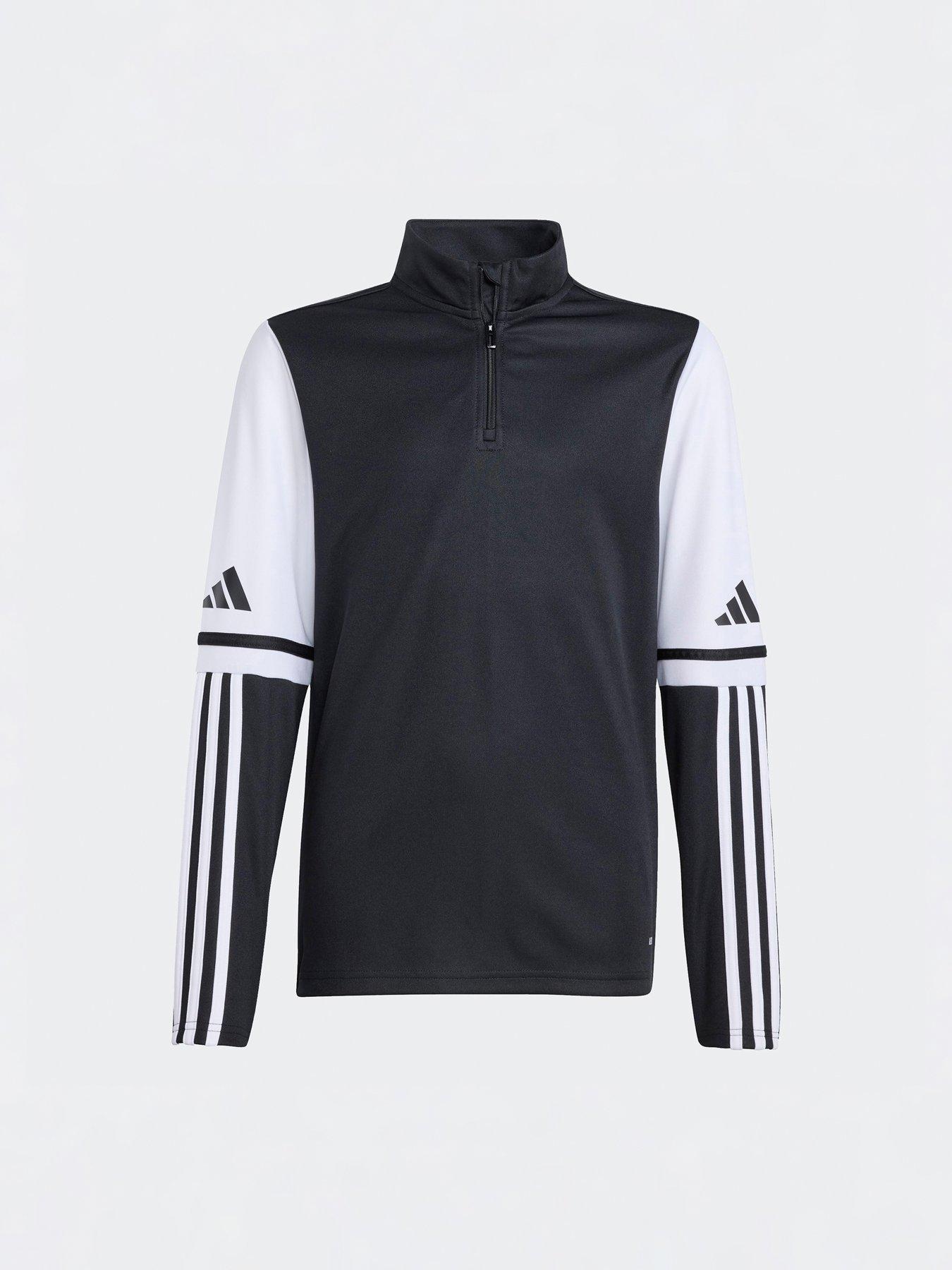 Image 7 of 7 of adidas Junior Squadra 25 Football 1/4 Zip Top - Black